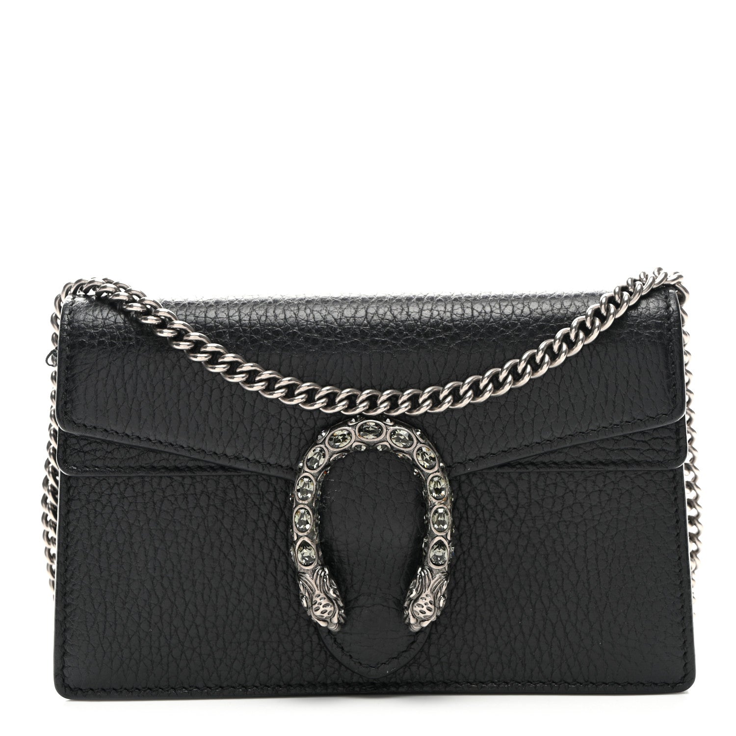 Calfskin Super Mini Dionysus Shoulder Bag Black