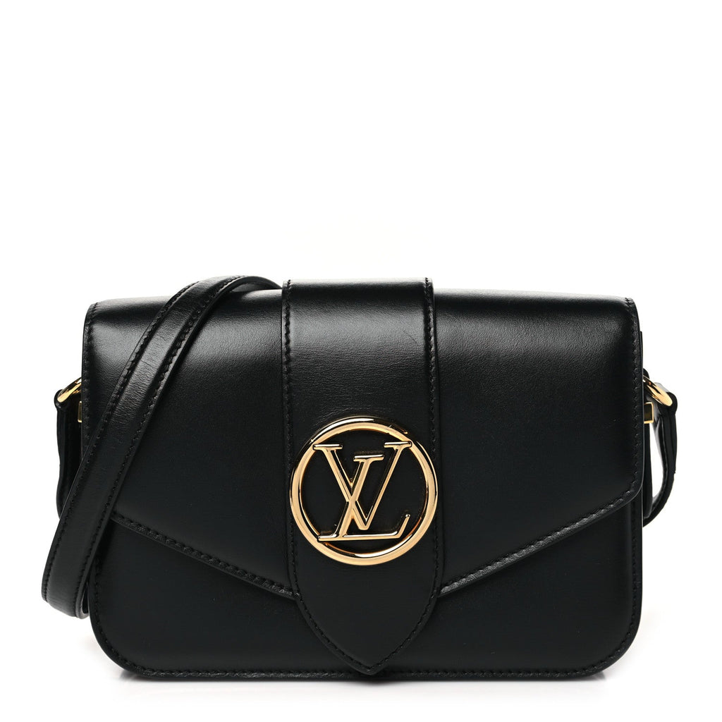 Smooth Calfskin LV Pont 9 Black