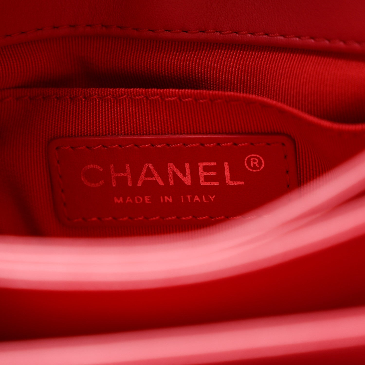 Calfskin Mini Tramezzo Flap Red