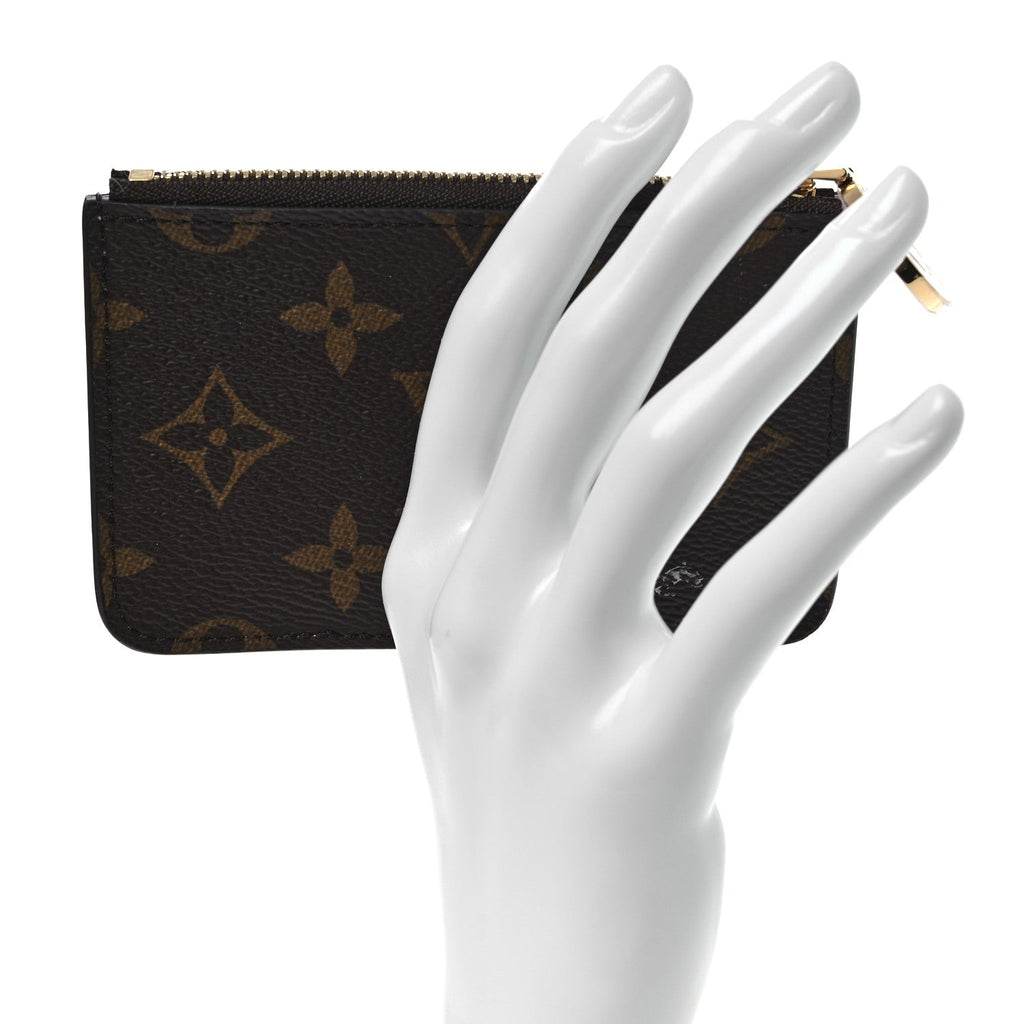 Monogram Zipped Romy  Holder Bubble Tea