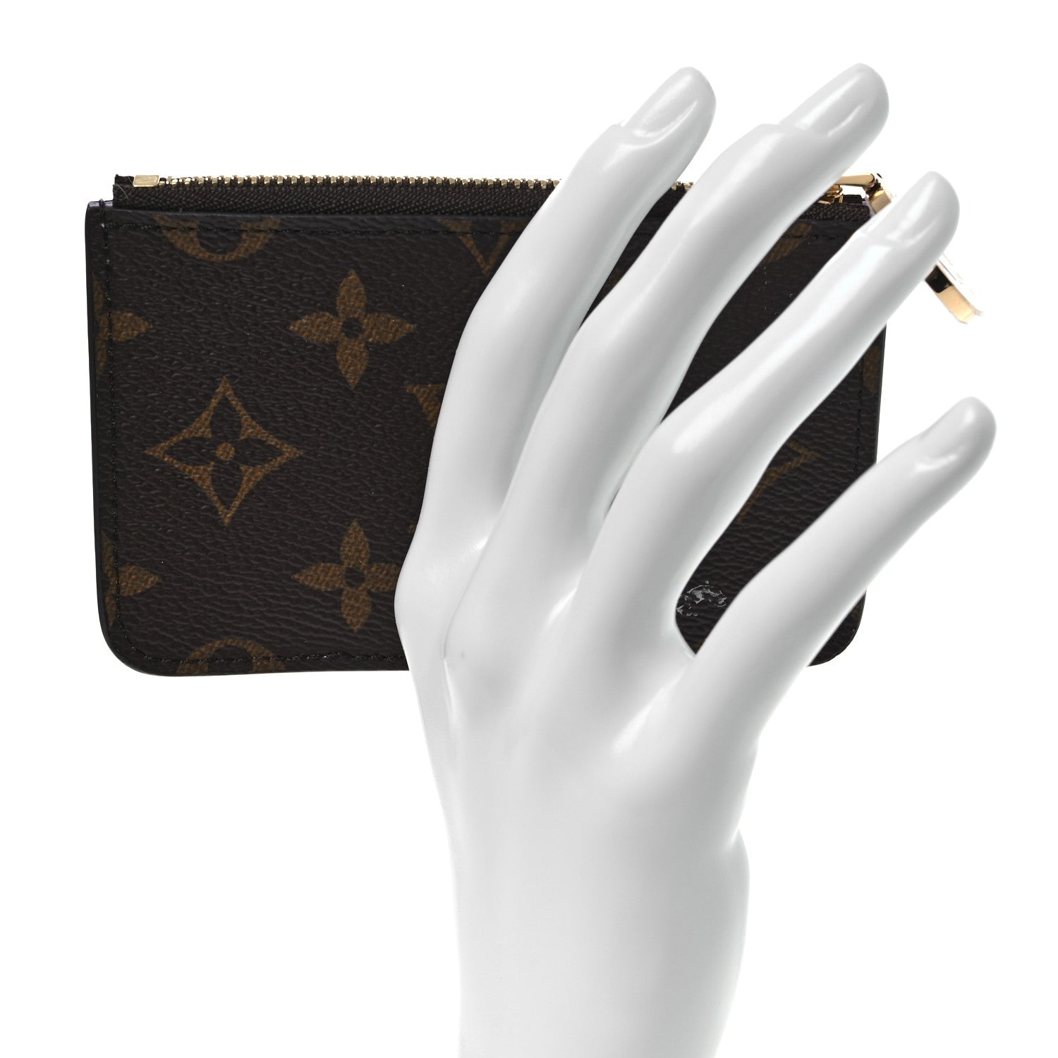Monogram Zipped Romy  Holder Bubble Tea