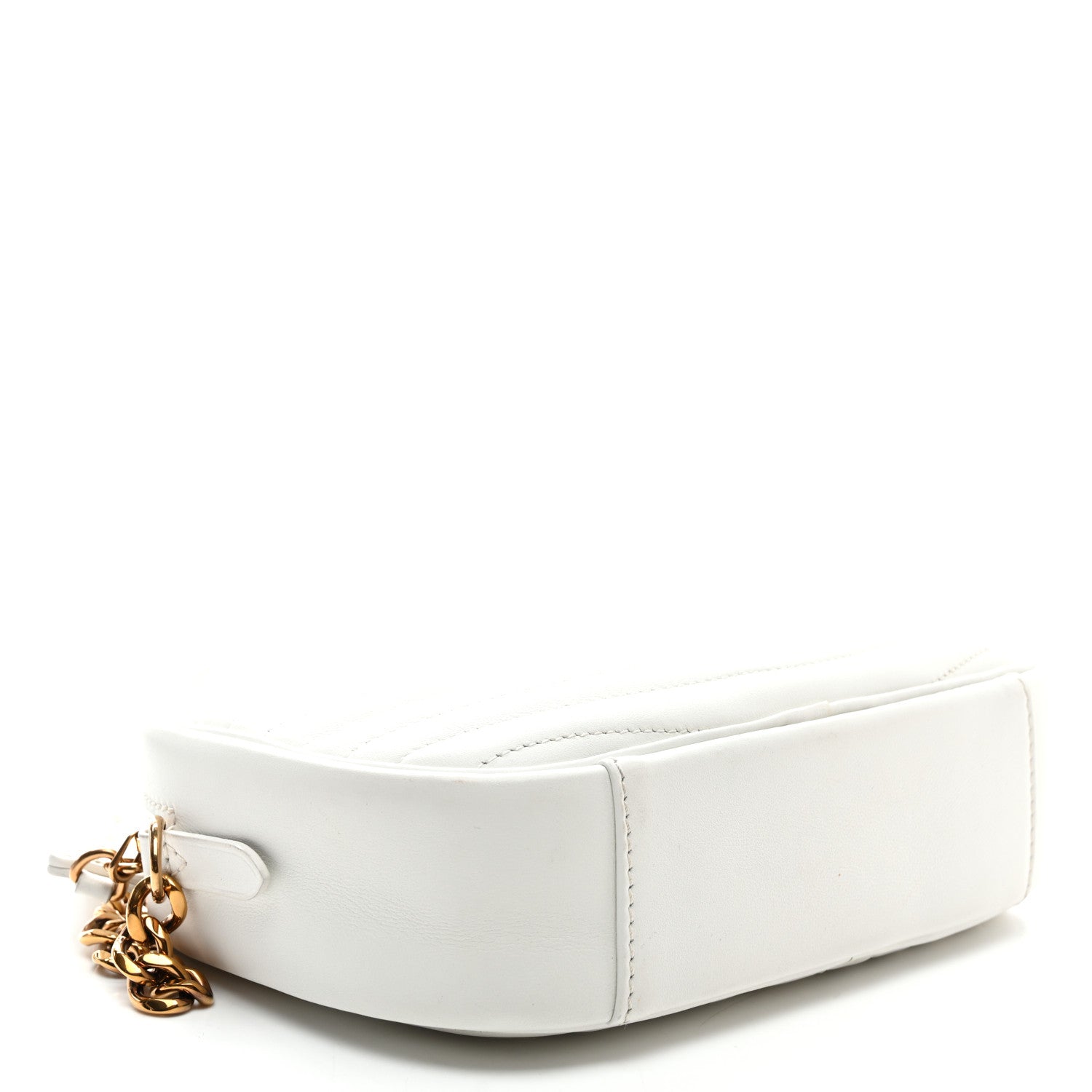 Calfskin New Wave Camera Bag White