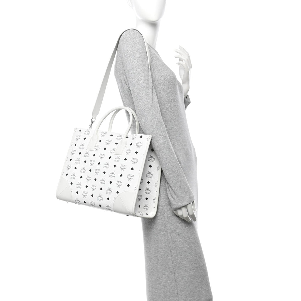 Visetos Large Munchen Tote White