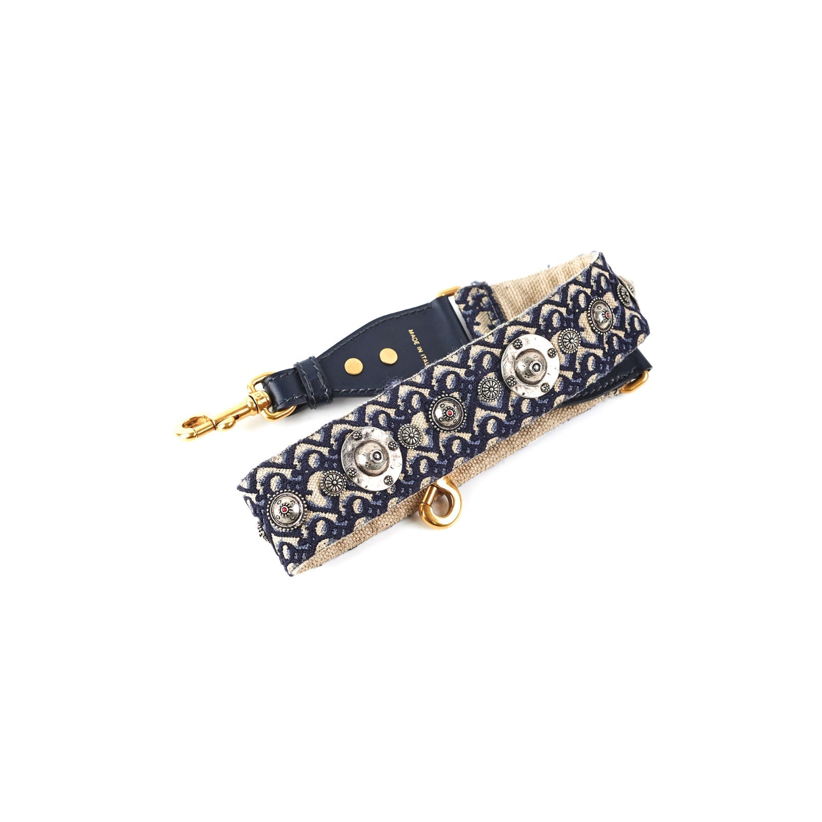 Dior Oblique Studded Strap
