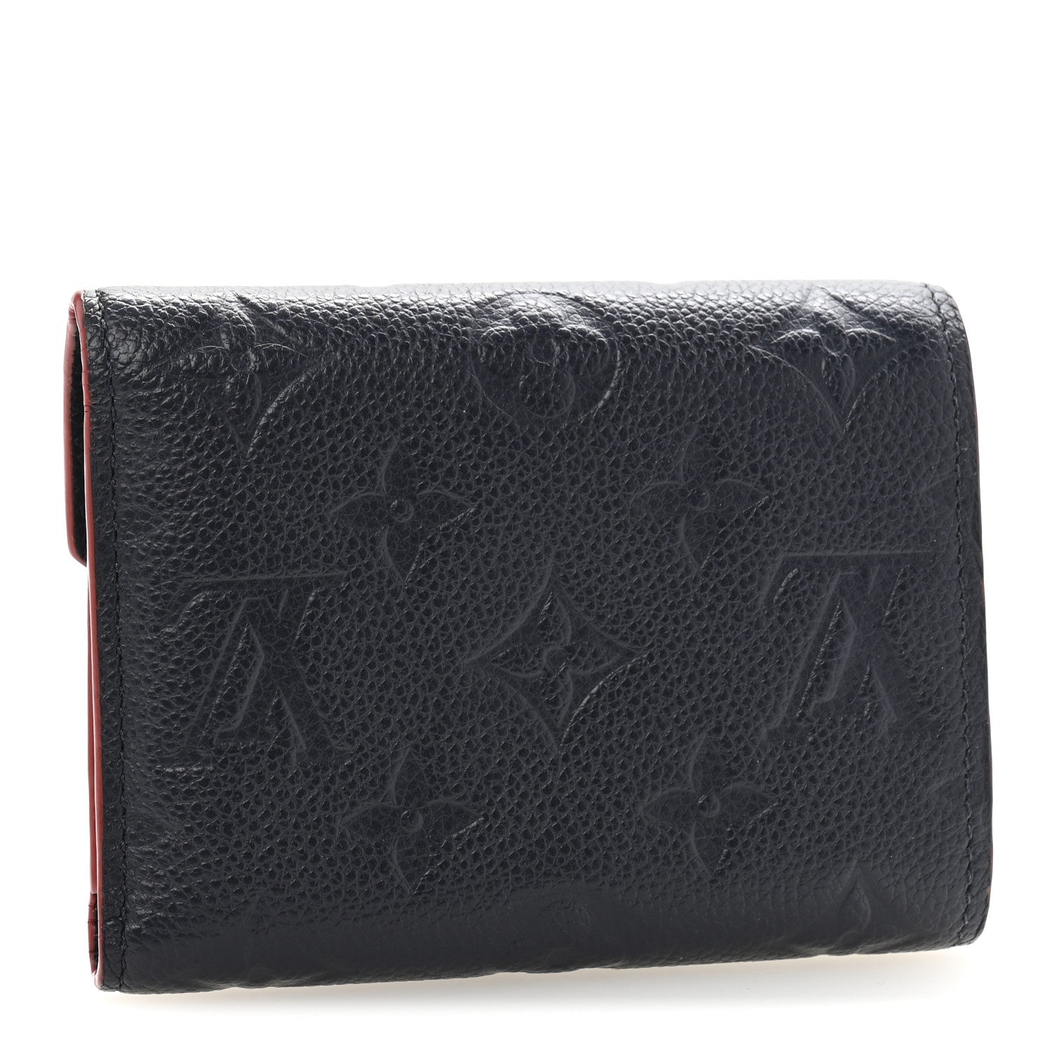 Empreinte Victorine Wallet Marine Rouge