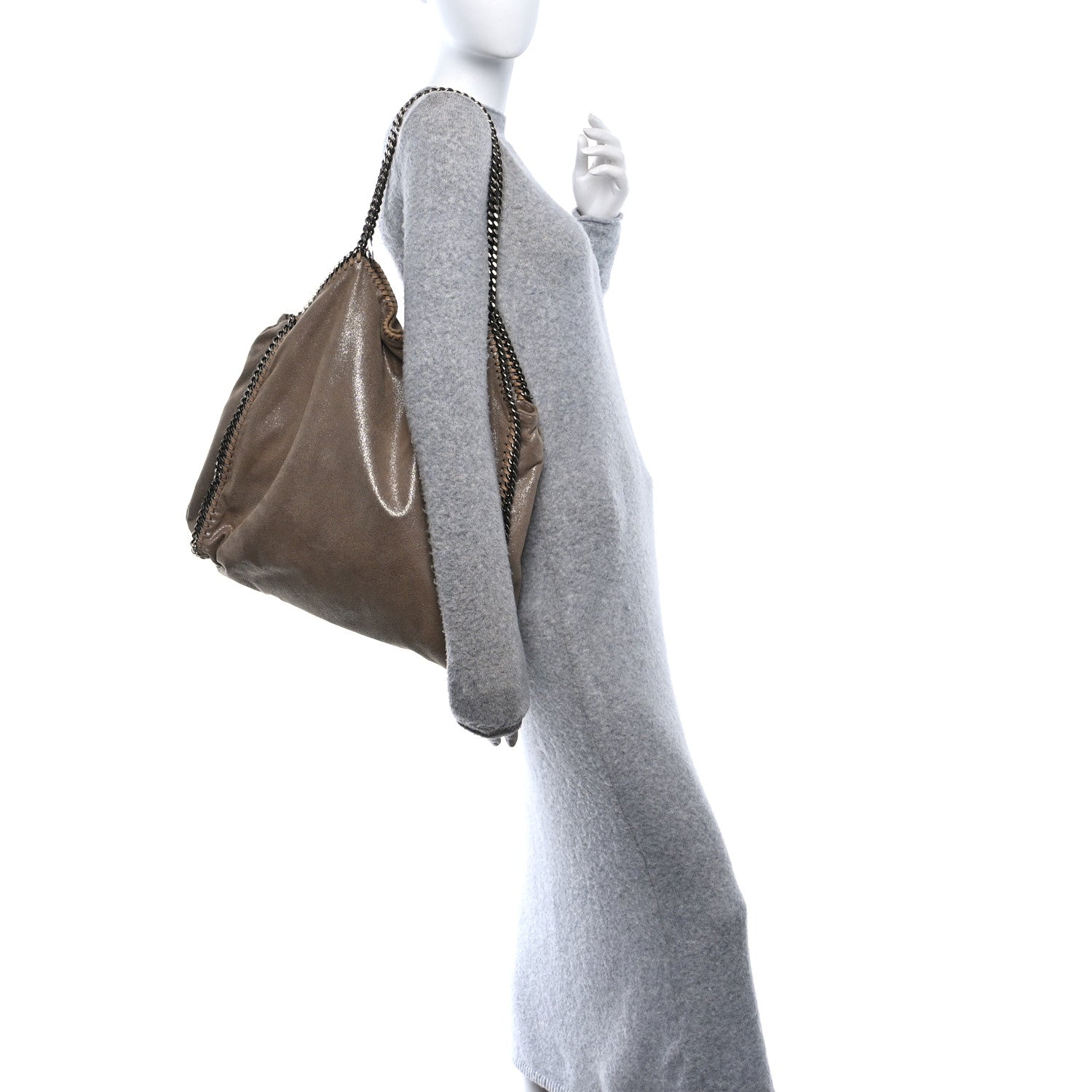 Shaggy Deer Falabella Big Tote Redwood