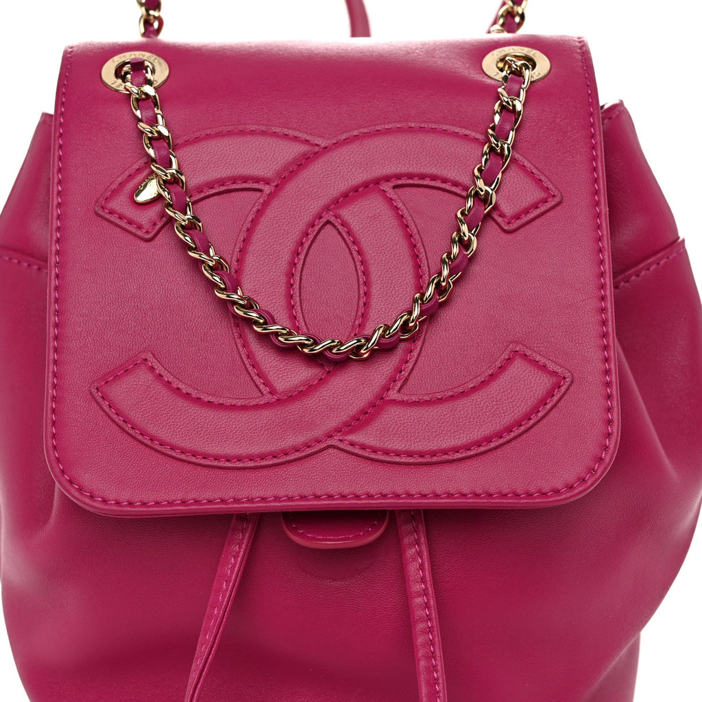 Lambskin CC Mania Backpack Pink