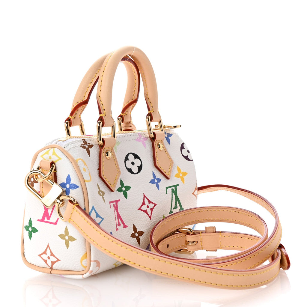 LV X TM Monogram Multicolor Nano Speedy White