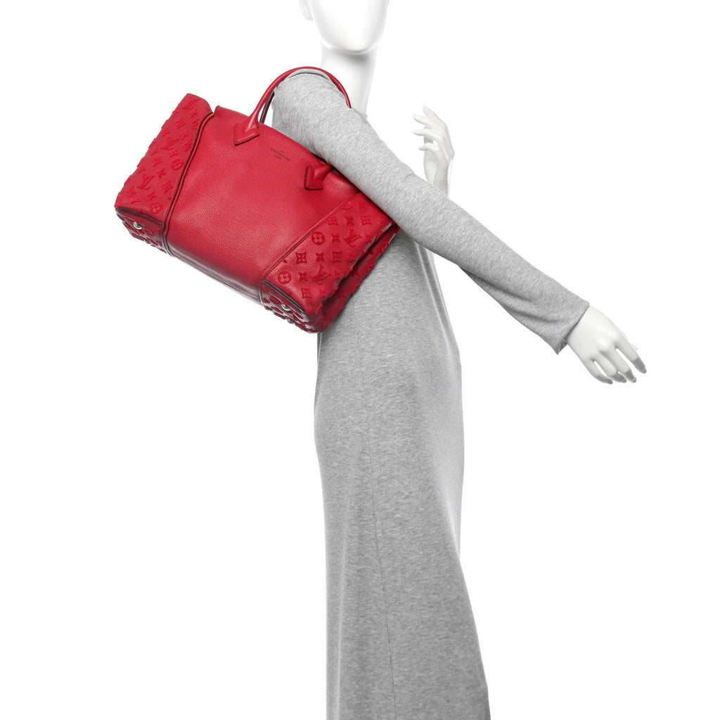 Veau Cachemire Tote W PM Framboise