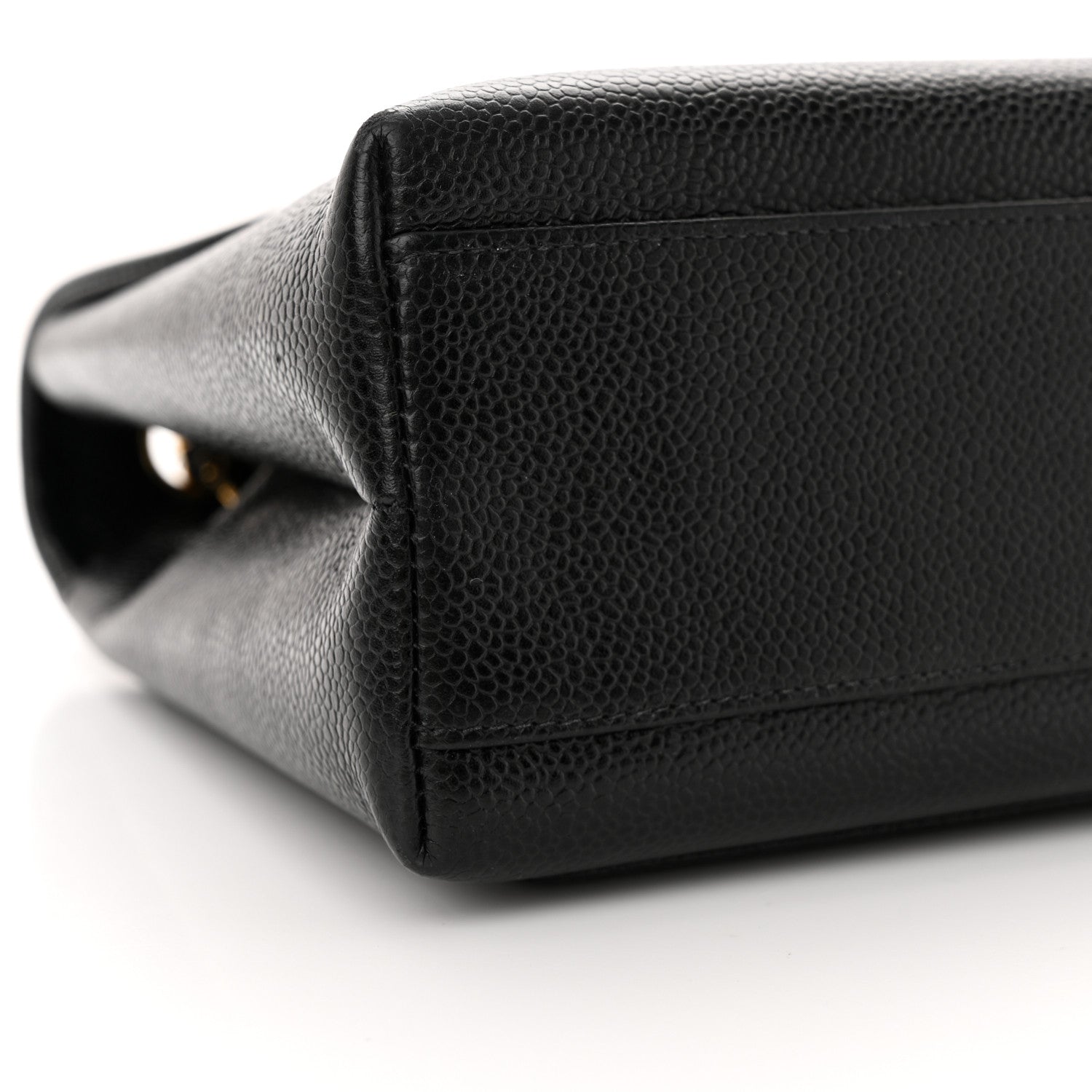 Caviar Jumbo Single Flap Black