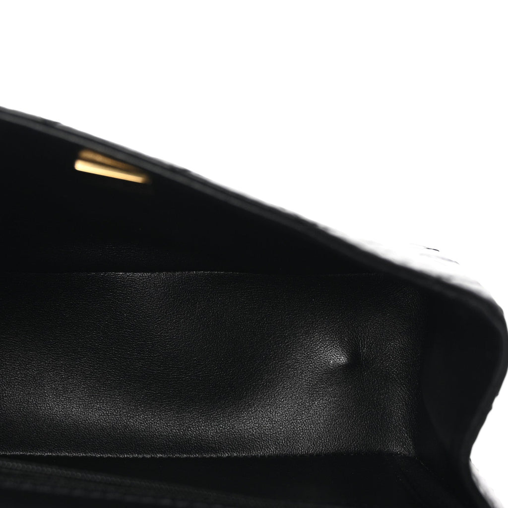 Aged Calfskin Quilted 2.55 Reissue Mini Flap Black