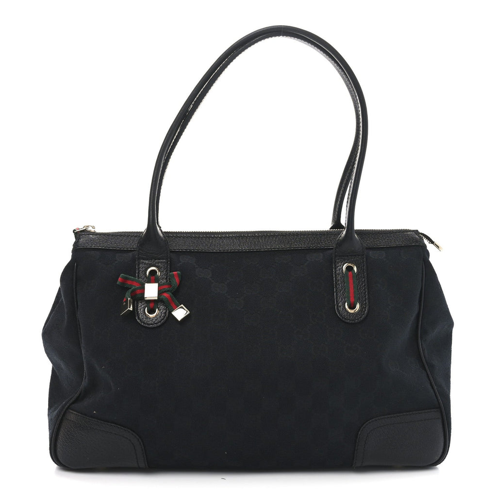 Monogram Medium Princy Tote Black