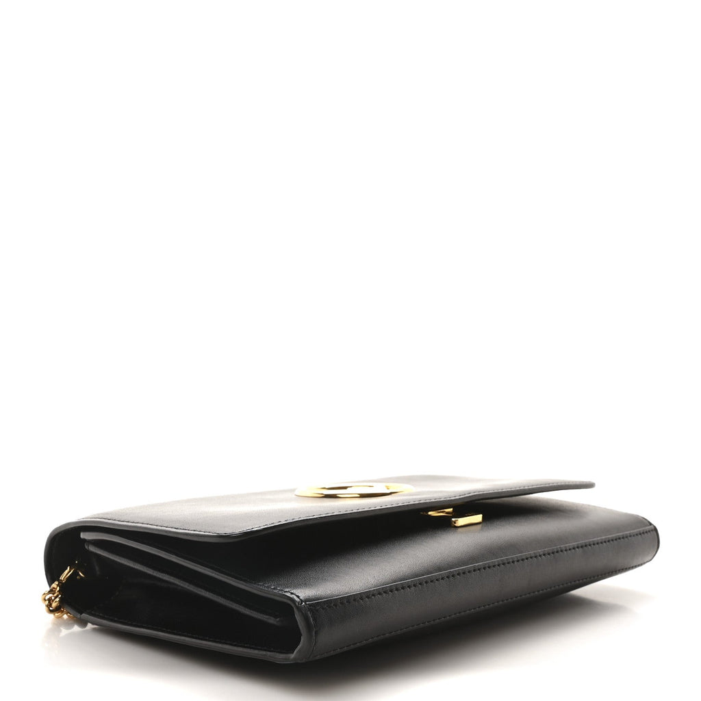 Vitello Liberty Lucido F is Fendi Wallet on Chain Black