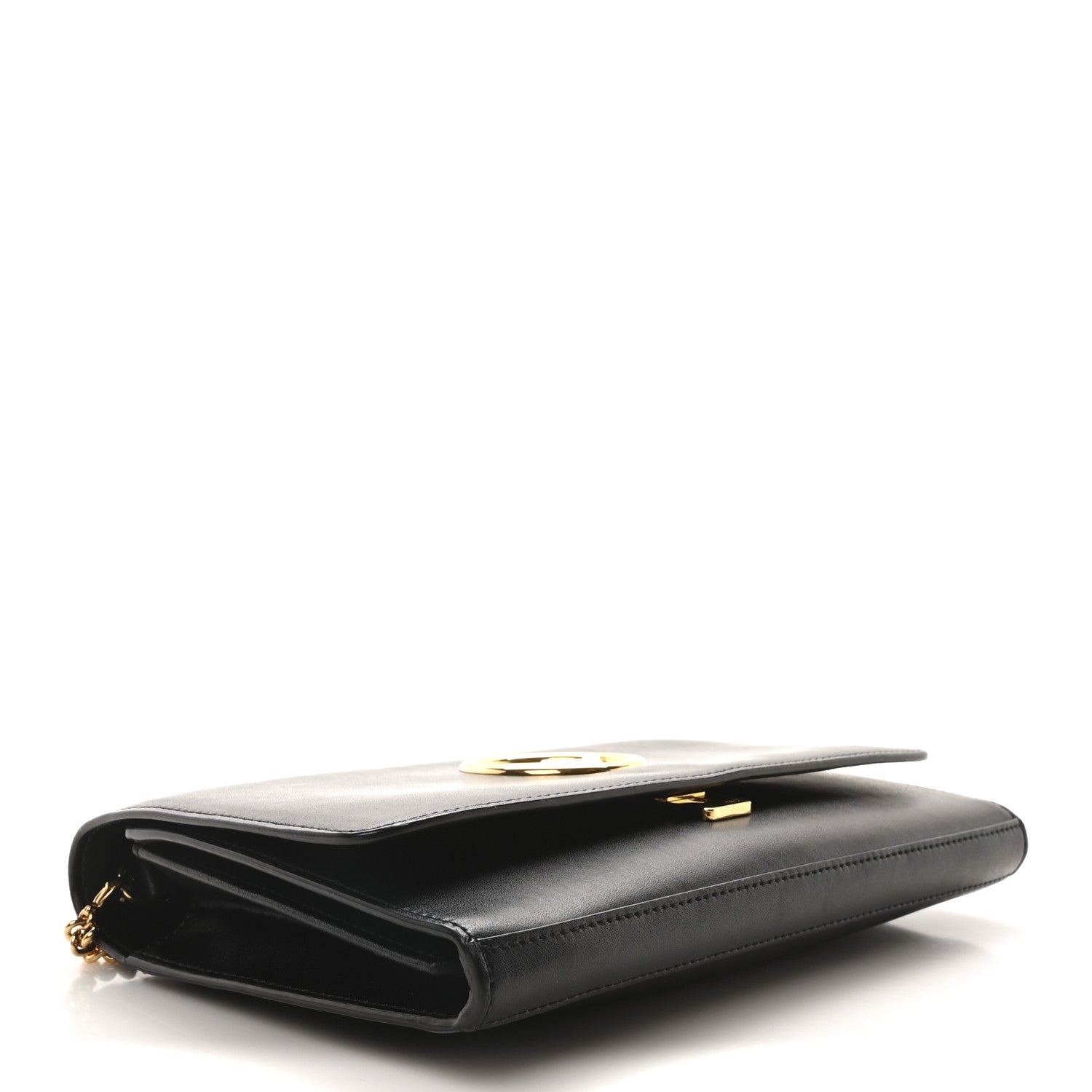 Vitello Liberty Lucido F is Fendi Wallet on Chain Black