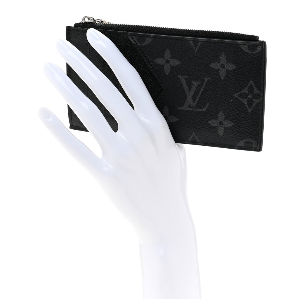 Monogram Eclipse Taiga Coin  Holder