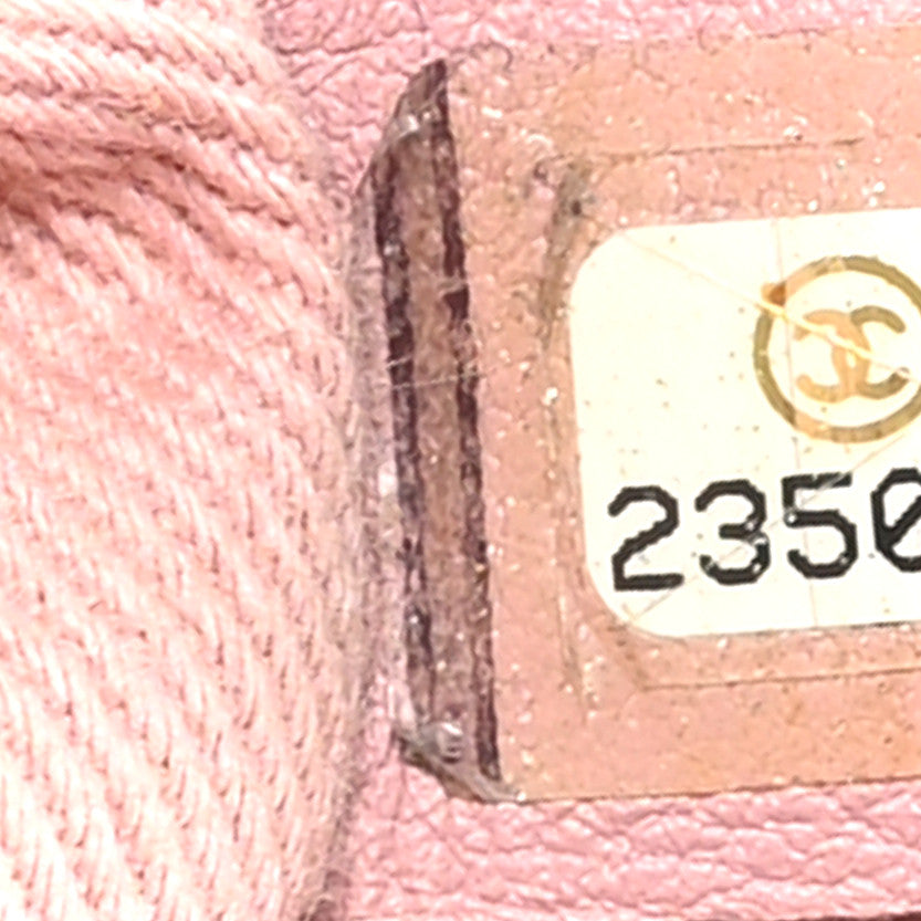 Caviar Quilted Small Coco Handle Flap Light Pink