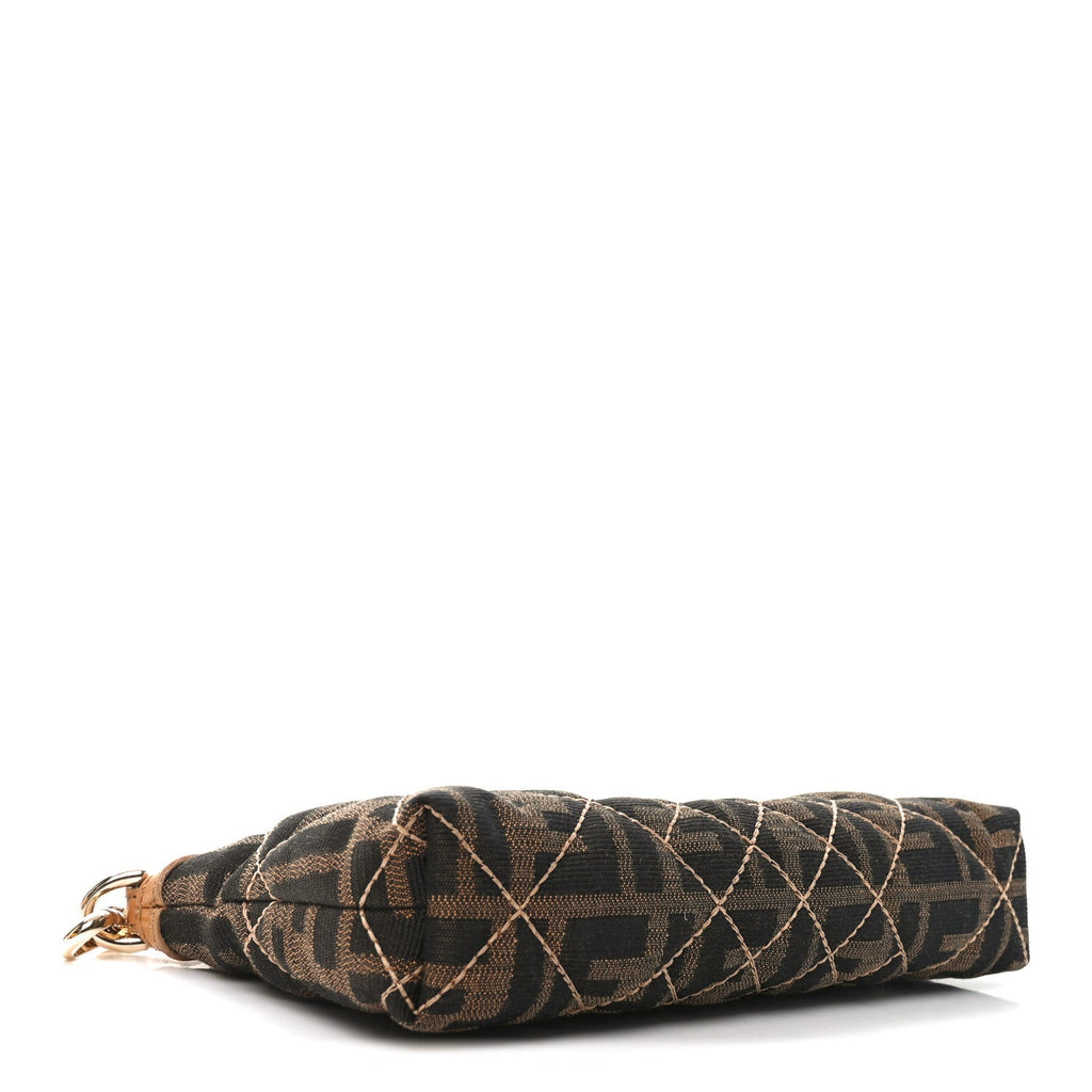 Zucca Quilted Pochette Tobacco