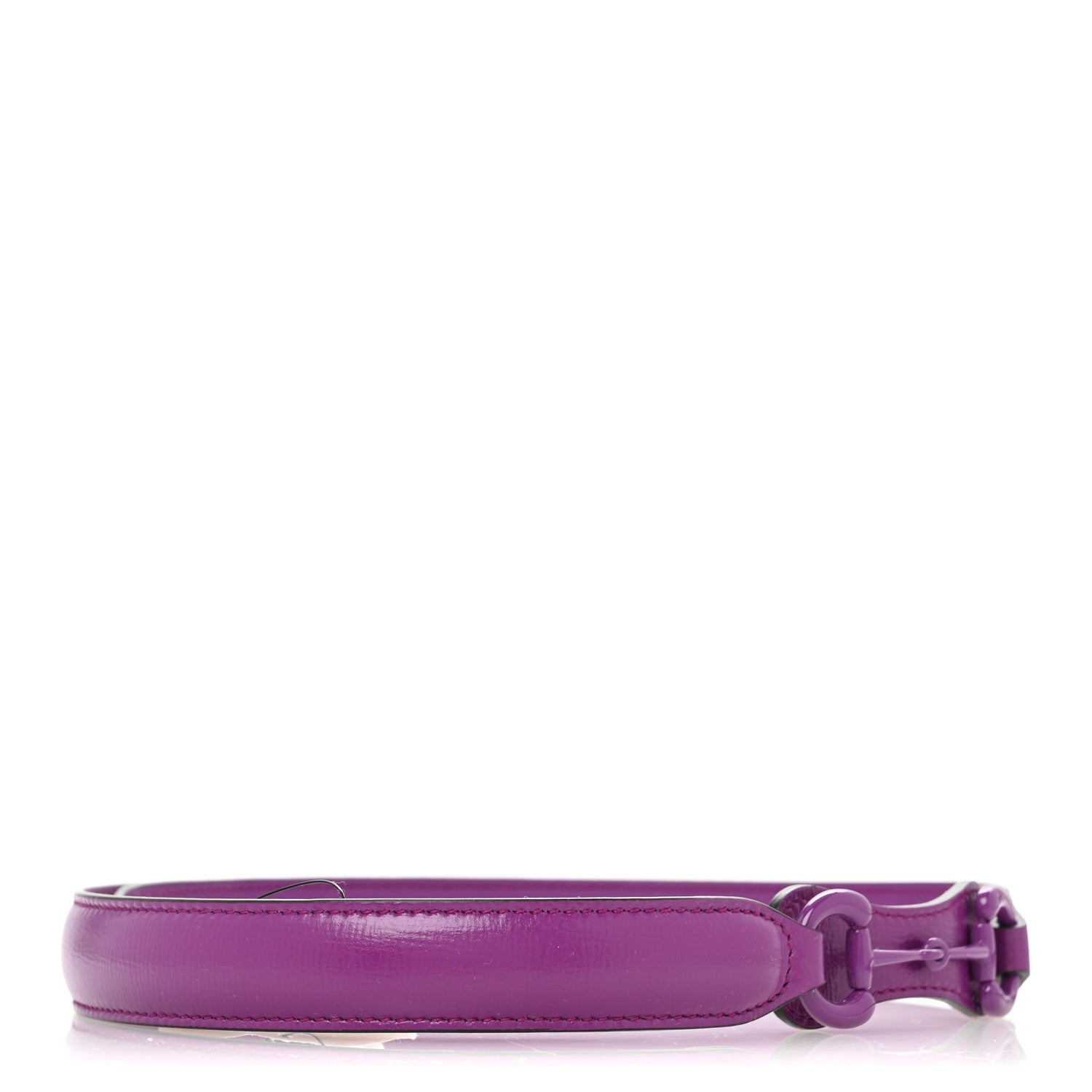 Efesto Leather Womens Horsebit 15/23mm Belt 75 30 Purple