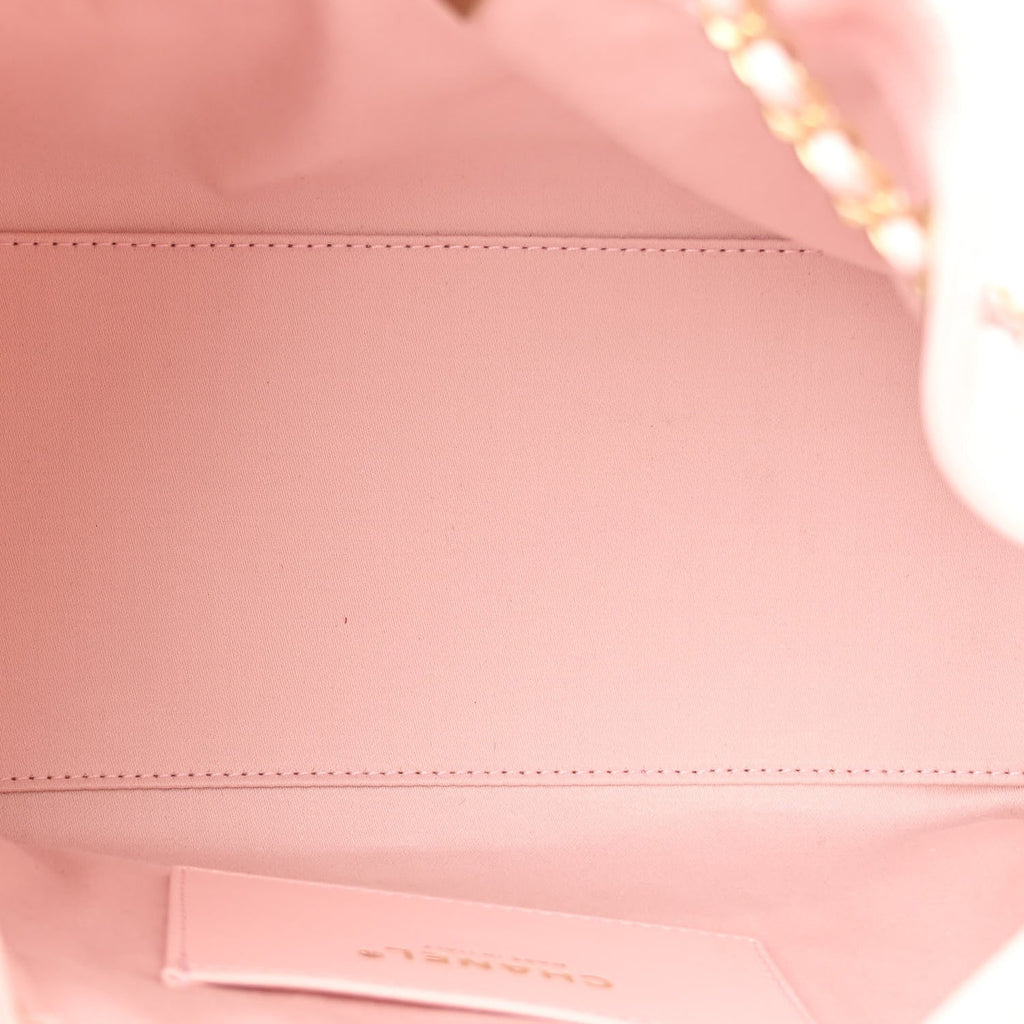 Caviar Quilted Small Chanel 25 Handbag Light Pink