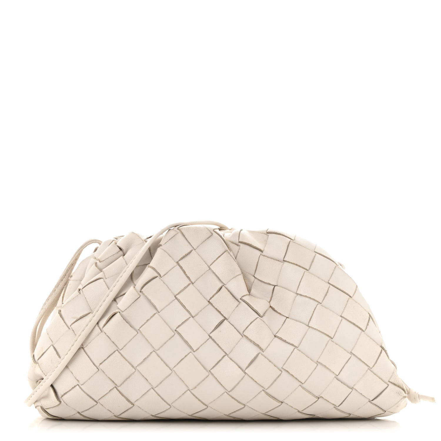 Nappa Intrecciato The Mini Pouch Chalk