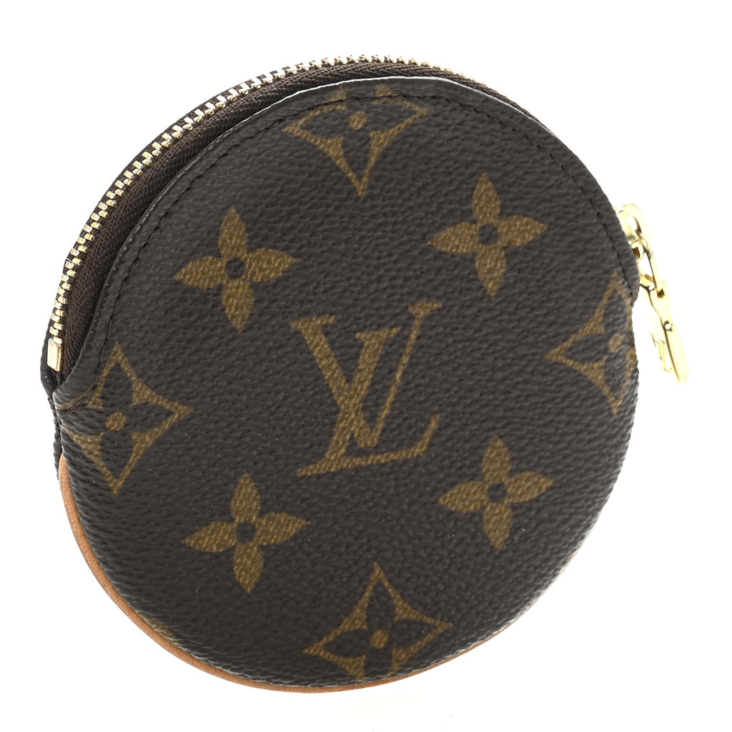 Monogram Round Coin Purse