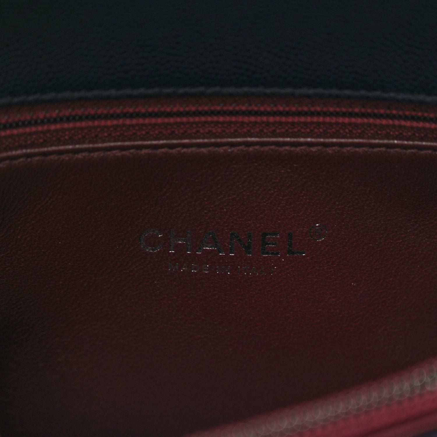 Caviar Lizard Quilted Small Coco Handle Flap Navy Blue