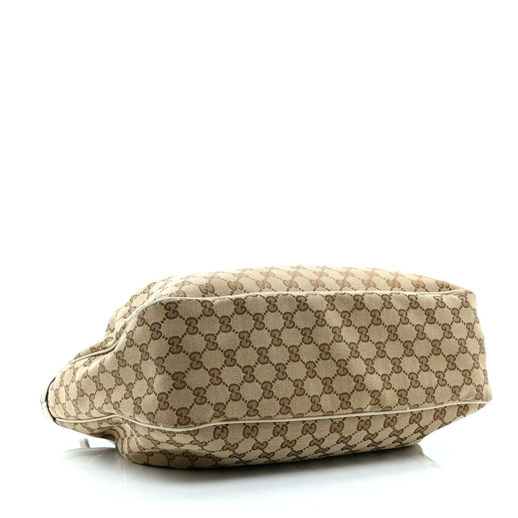 Monogram Medium Sukey Top Handle Tote Off White