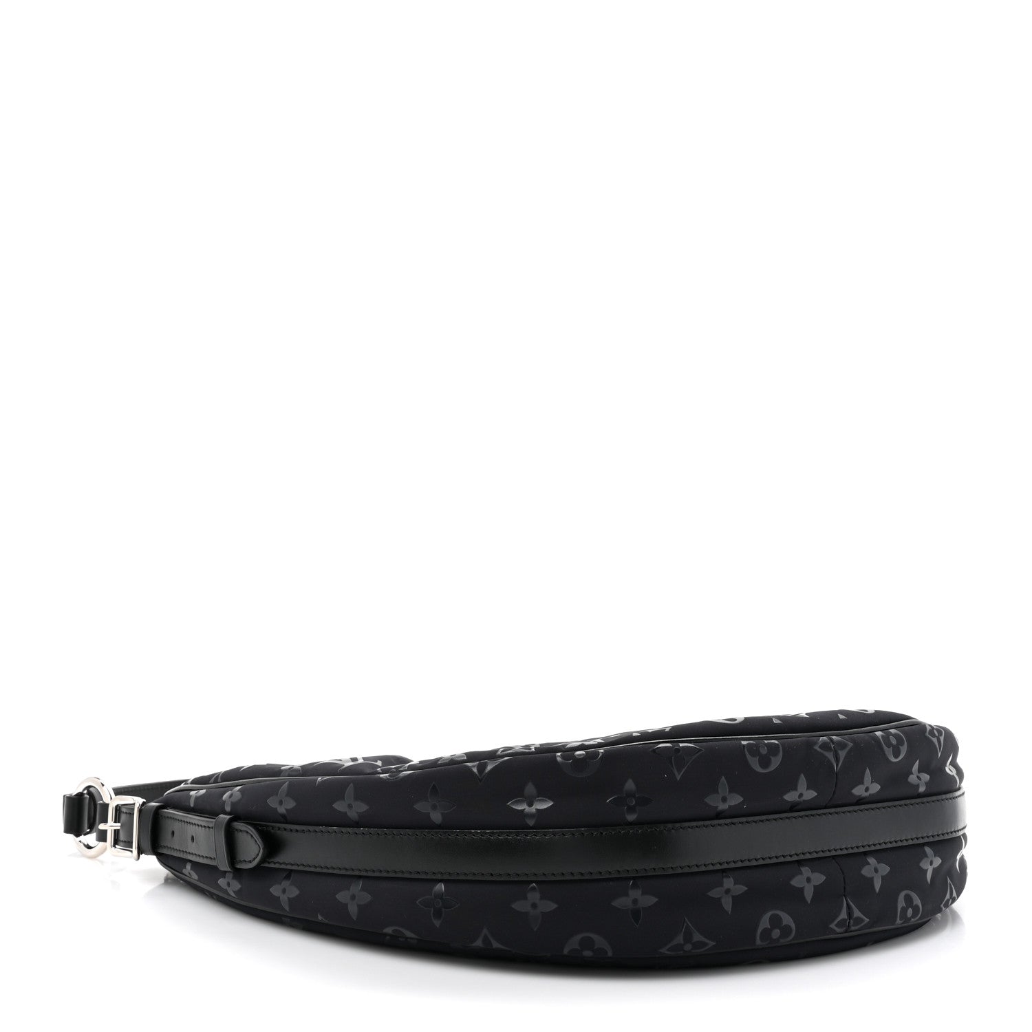 Nylon Monogram Loop Pocket Hobo Polar Night