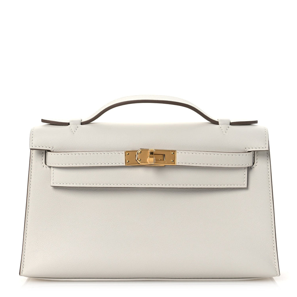 Swift Kelly Pochette Clutch Craie