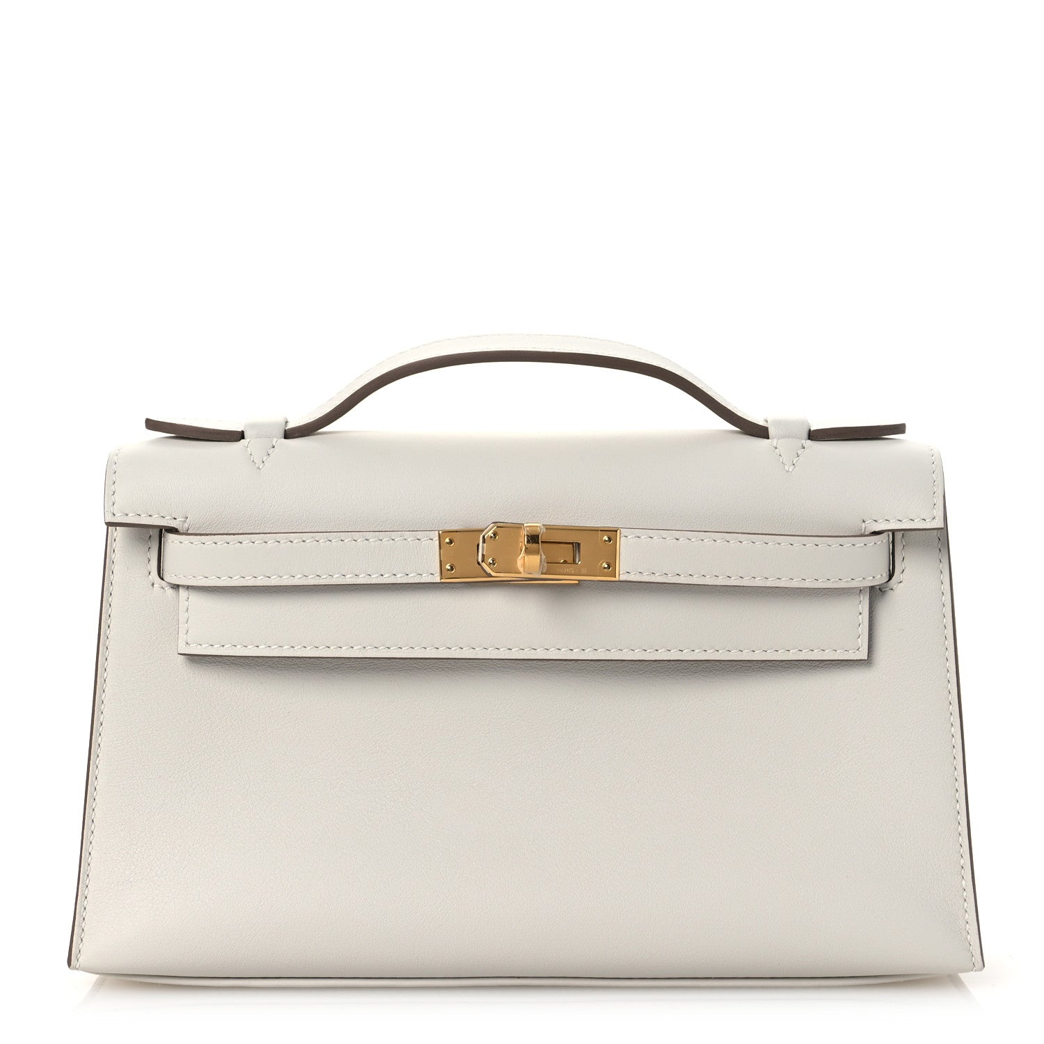 Swift Kelly Pochette Clutch Craie