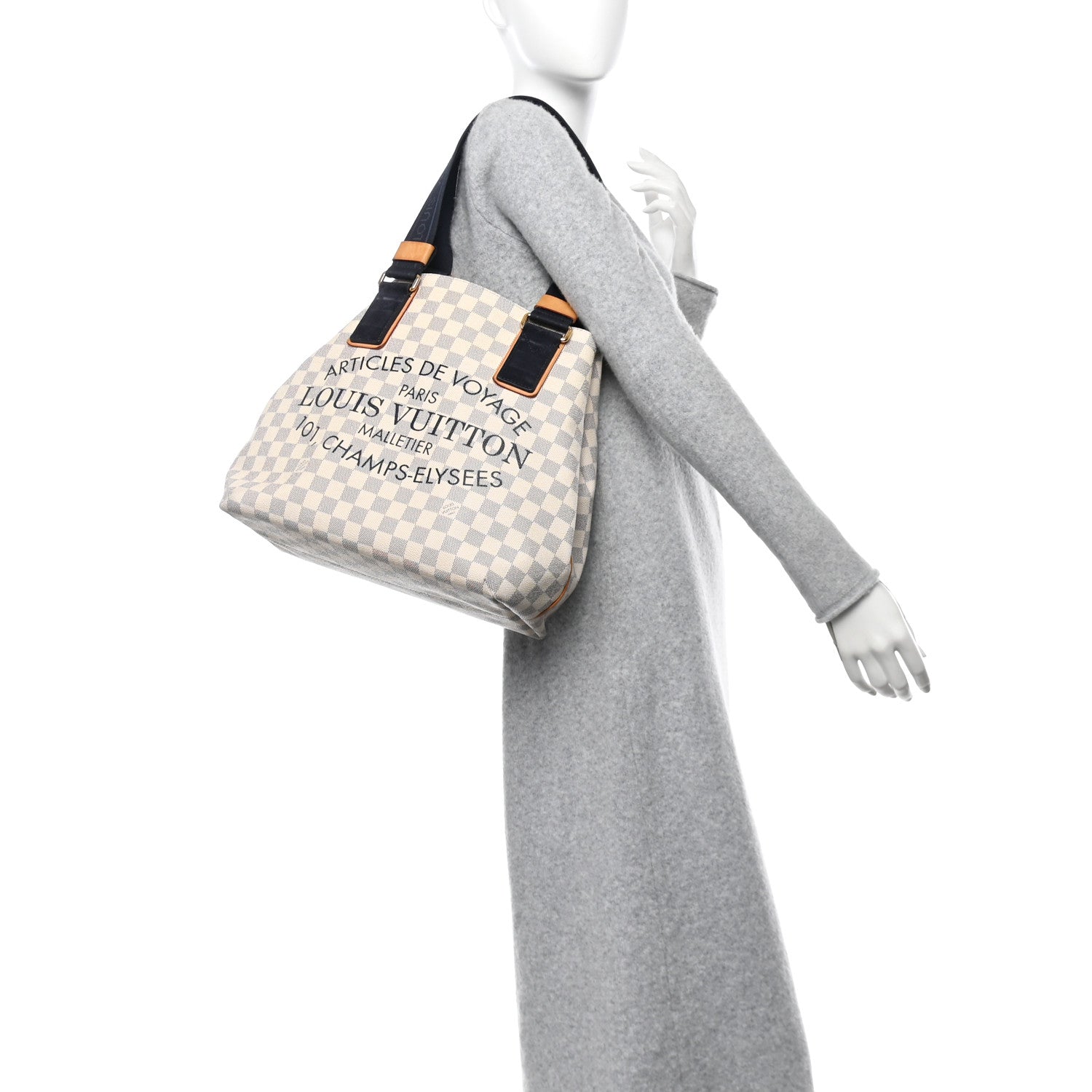 Damier Azur Beach Cabas PM