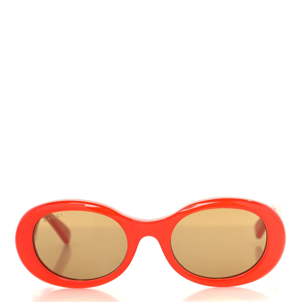 Acetate Oval Frame GG1587S Sunglasses Orange