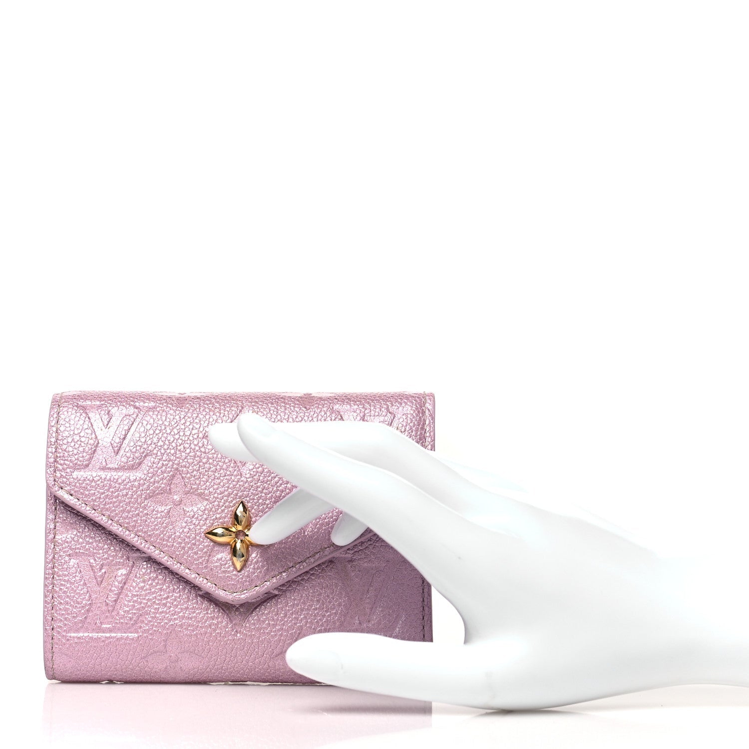 Empreinte Monogram Flower Victorine Wallet Pearly Lilac
