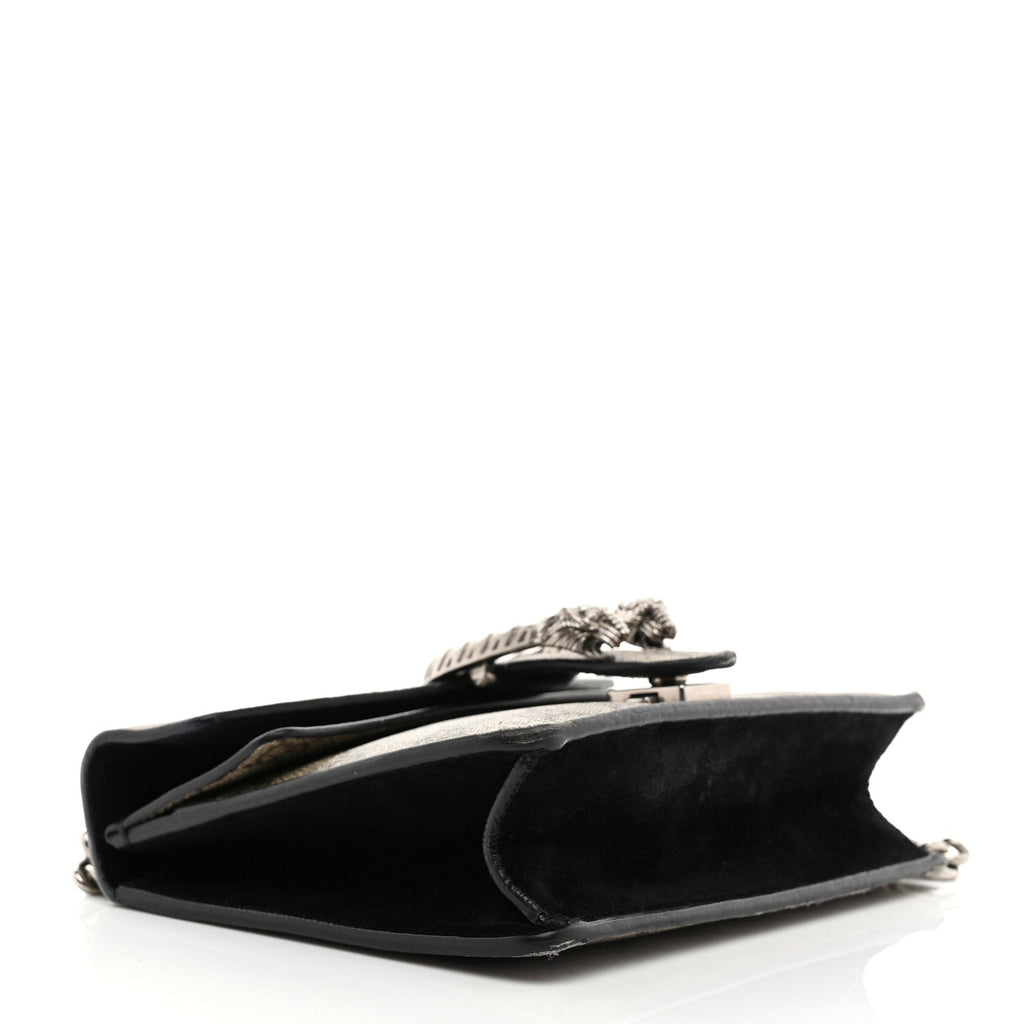 GG Supreme Monogram Mini Dionysus Shoulder Bag Black
