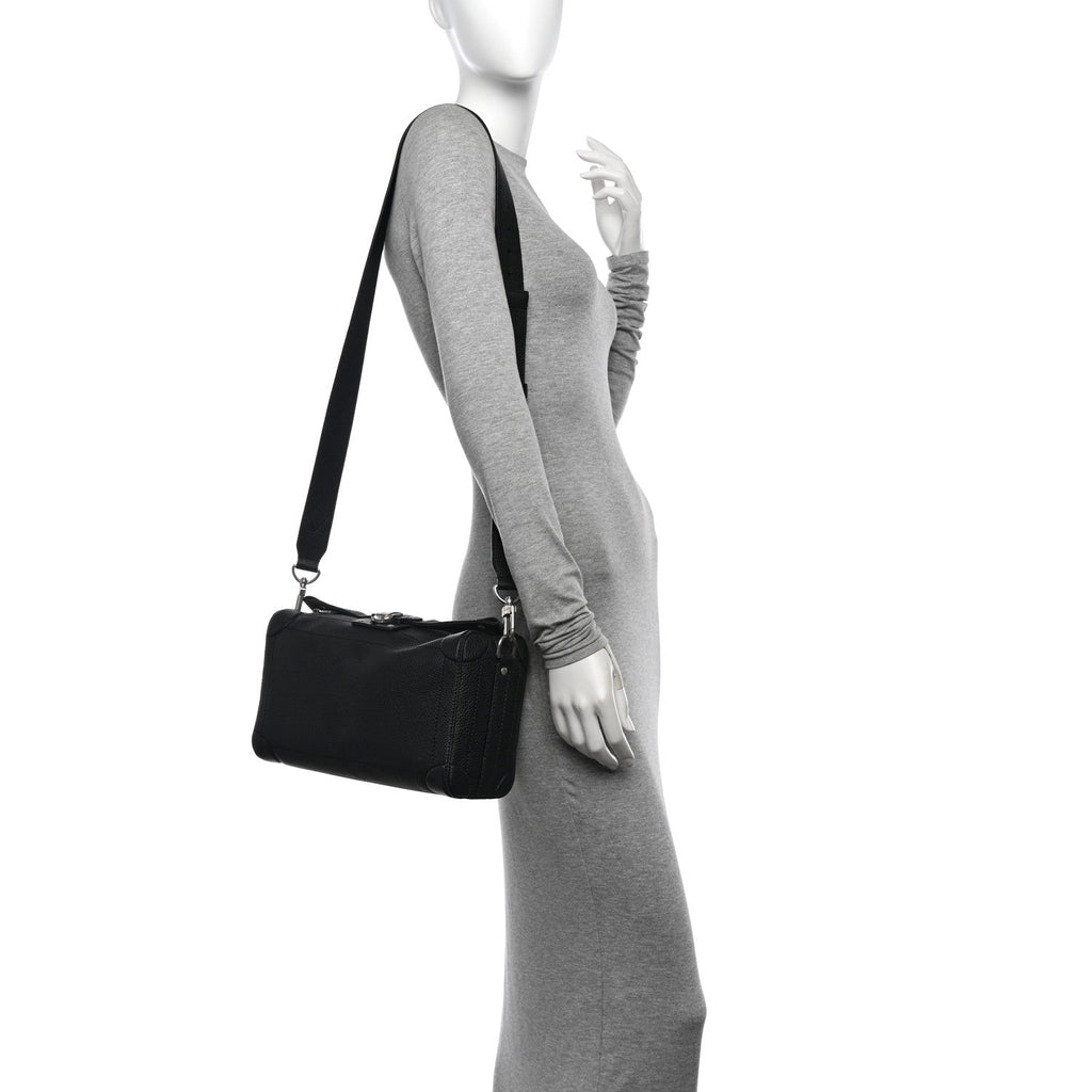 Calfskin Soul Trunk East West Black