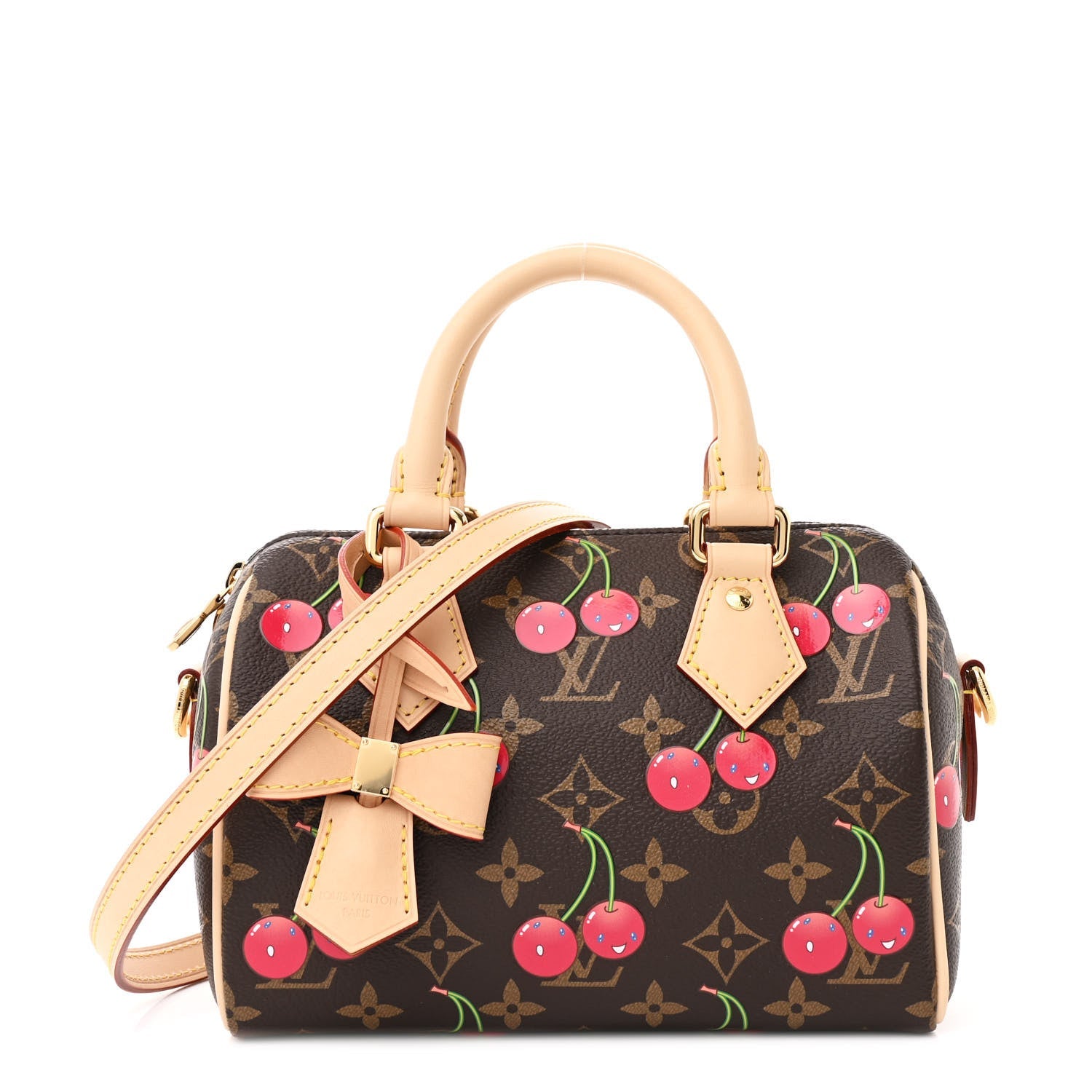 LV X TM Monogram Cerises Speedy Bandouliere 20