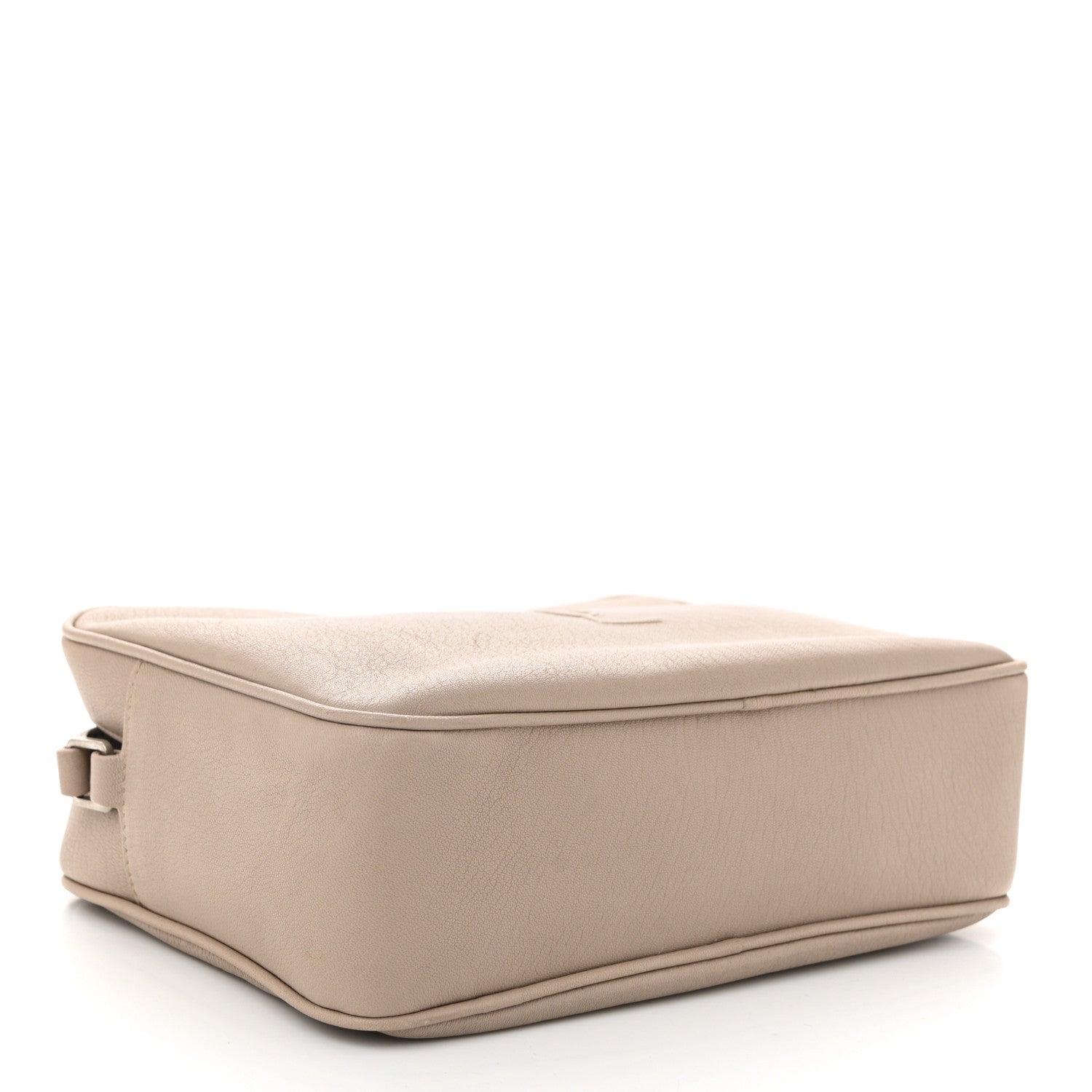 Lambskin Monogram Small Lou Camera Bag Dark Beige