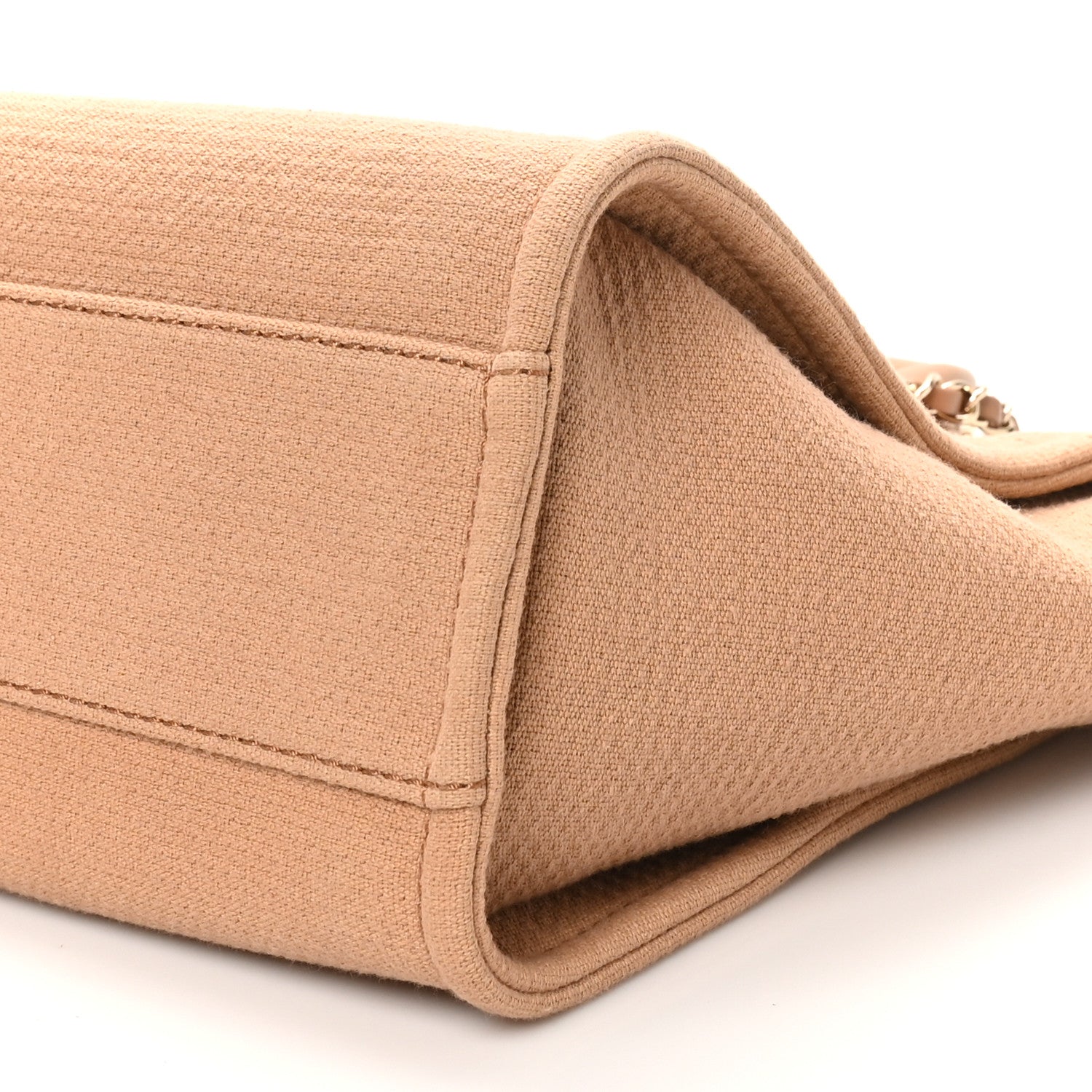 Mixed Fibers Small Deauville Tote Camel