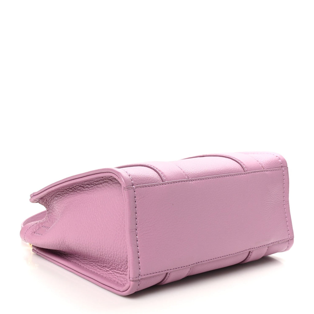 Grained Calfskin Small The Tote Bag Orchid Haze