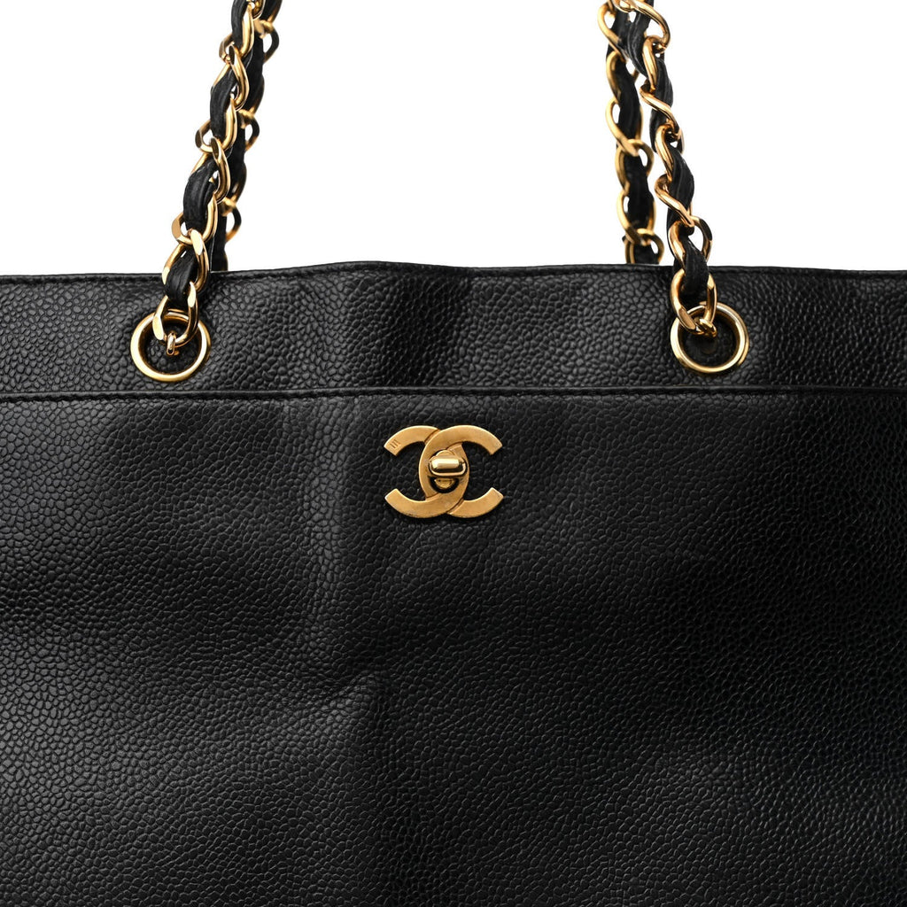 Caviar CC Shopper Tote Black