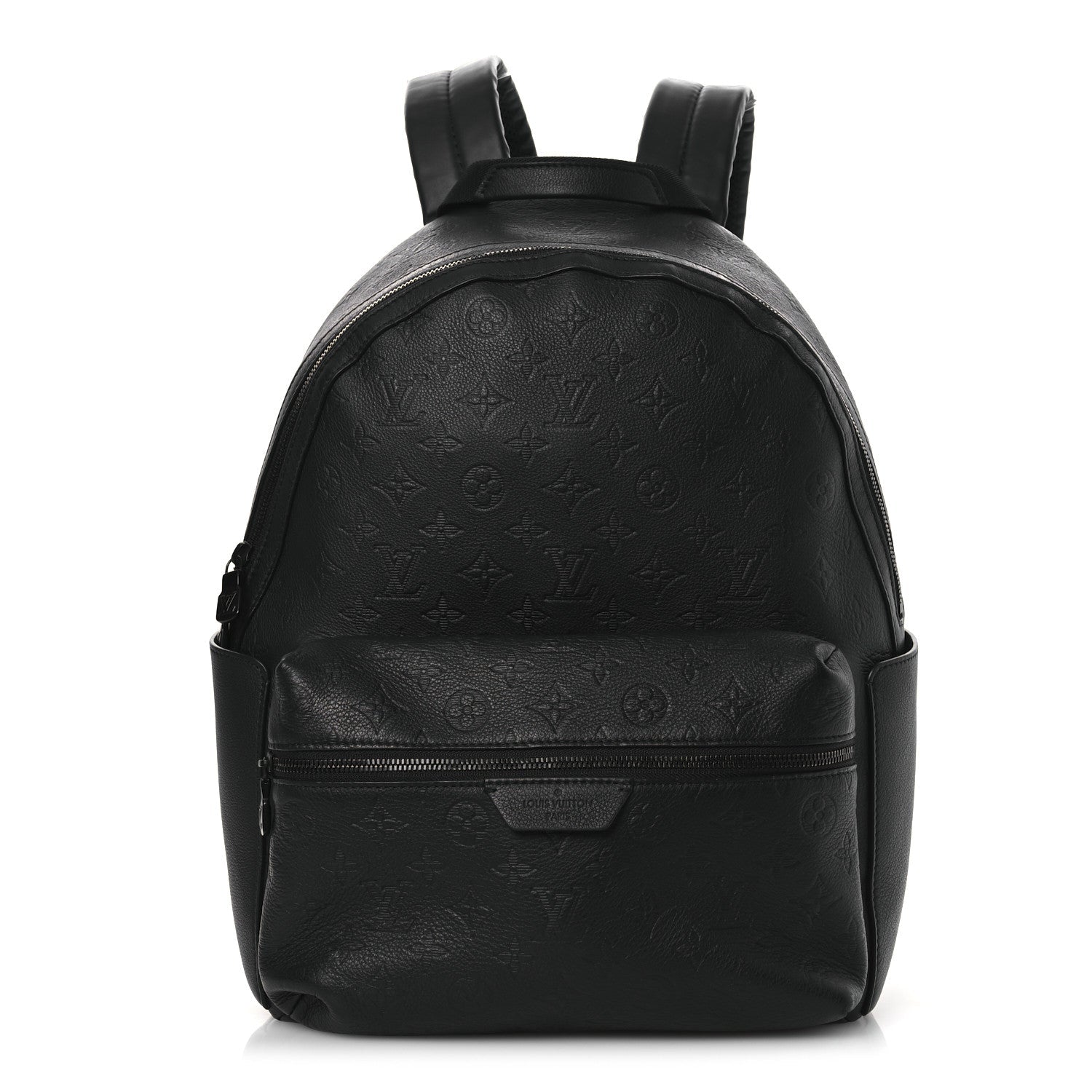 Calfskin Monogram Shadow Discovery Backpack  Black
