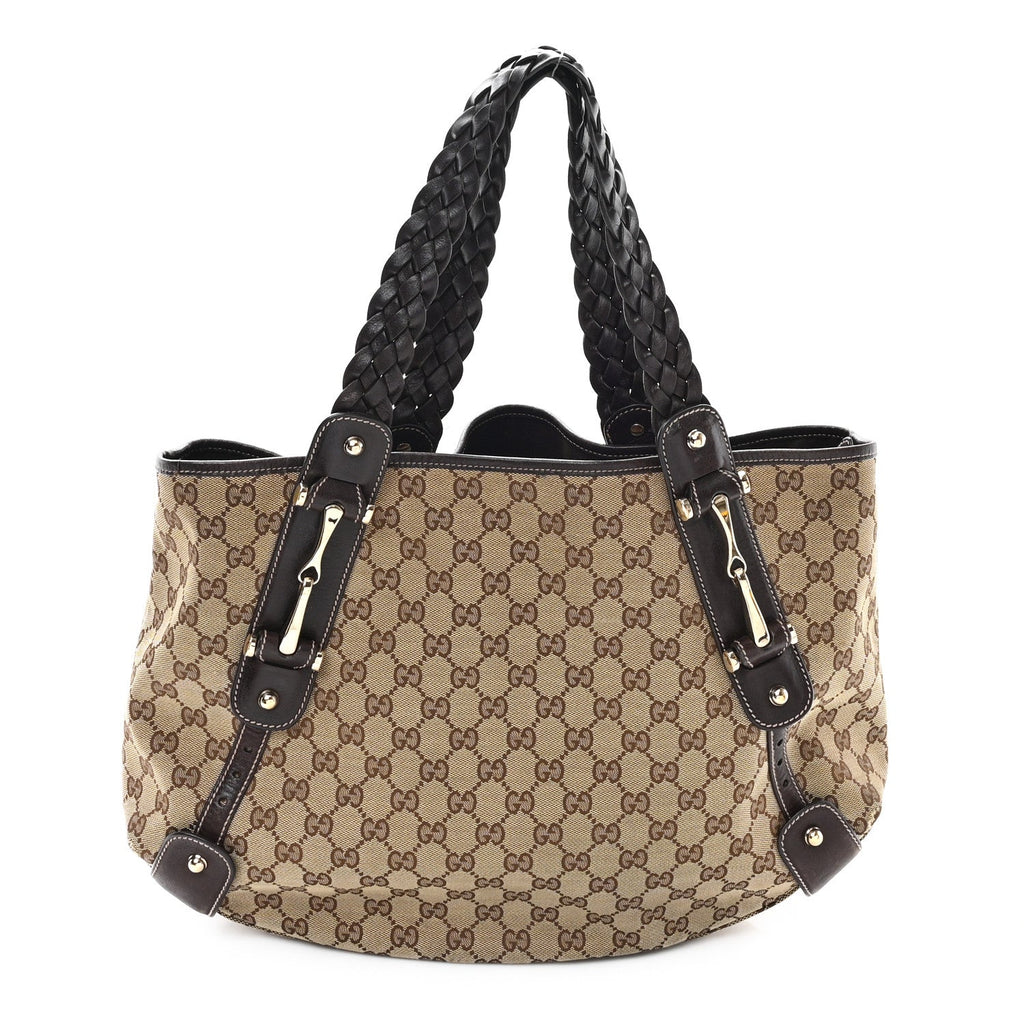 Monogram Medium Pelham Shoulder Bag Dark Brown