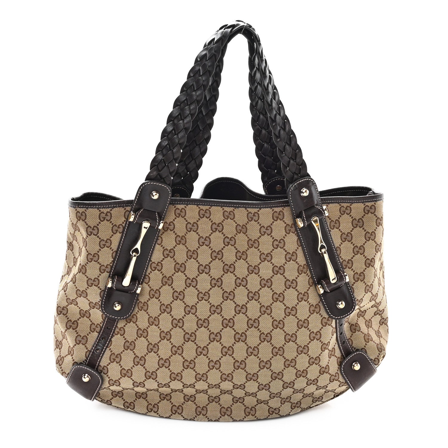 Monogram Medium Pelham Shoulder Bag Dark Brown