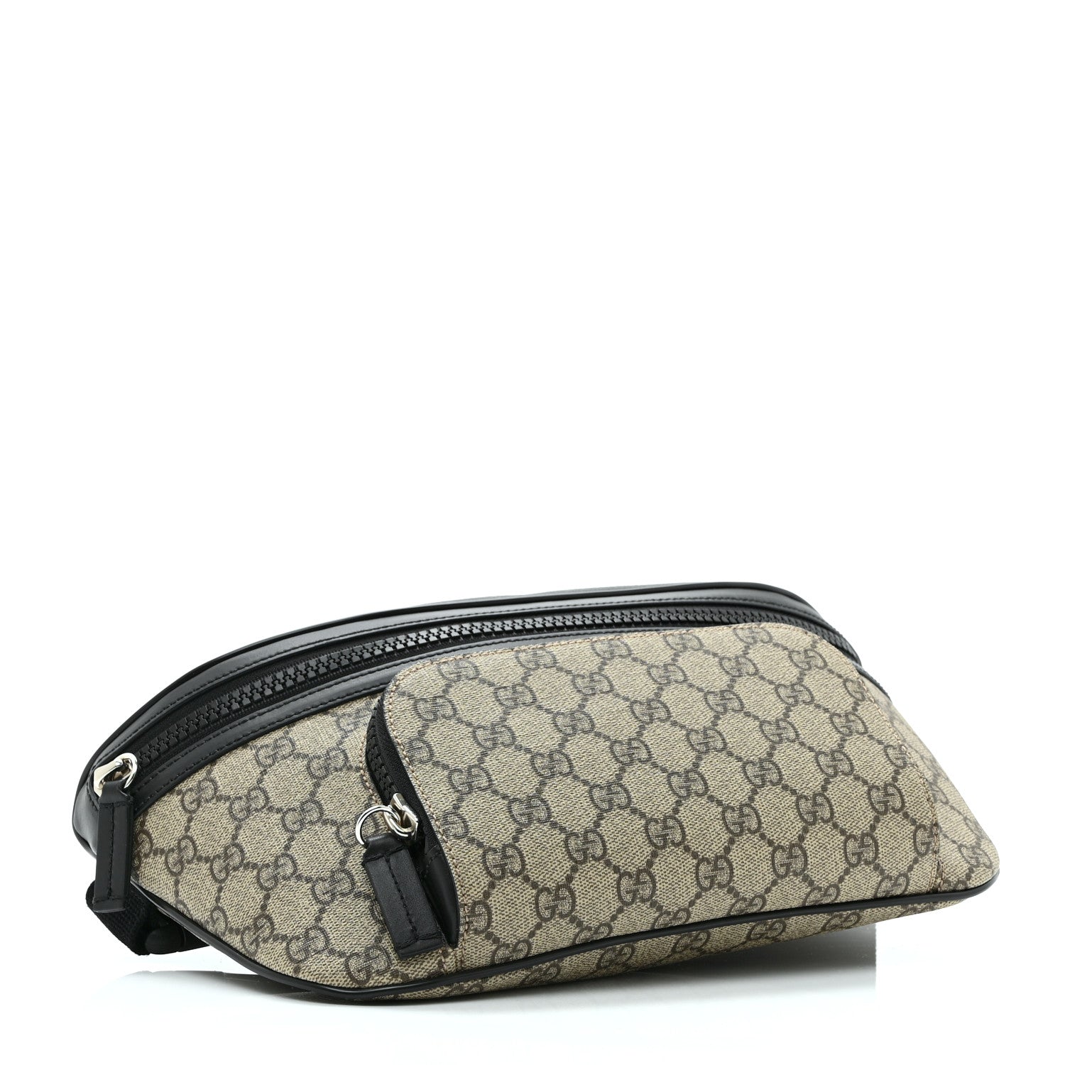 GG Supreme Monogram Belt Bag Black
