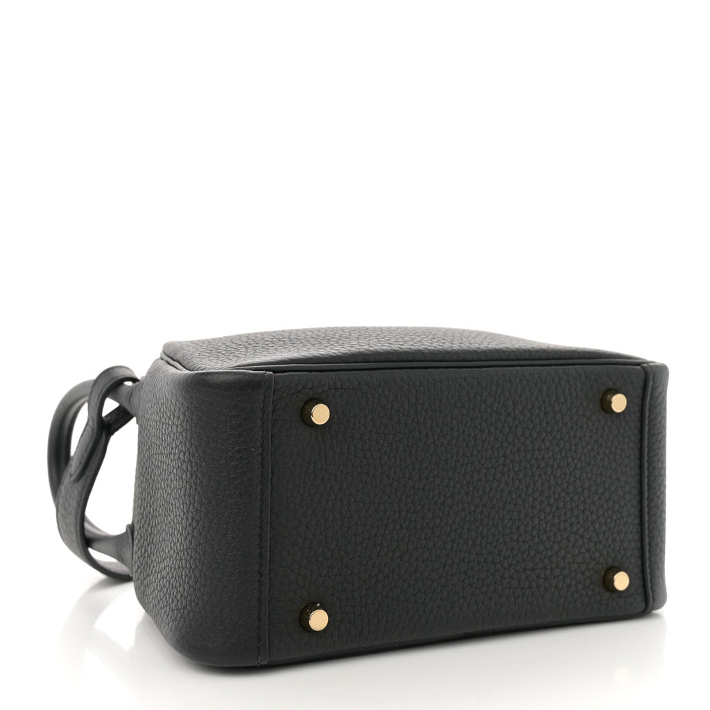 Taurillon Clemence Mini Lindy 20 Black