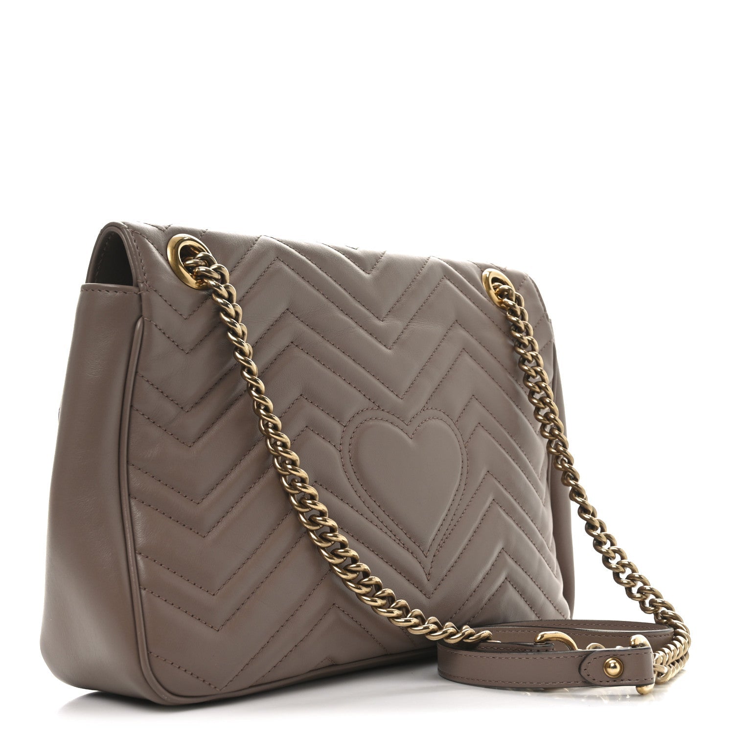 Calfskin Matelasse Medium GG Marmont Shoulder Bag Porcelain Rose