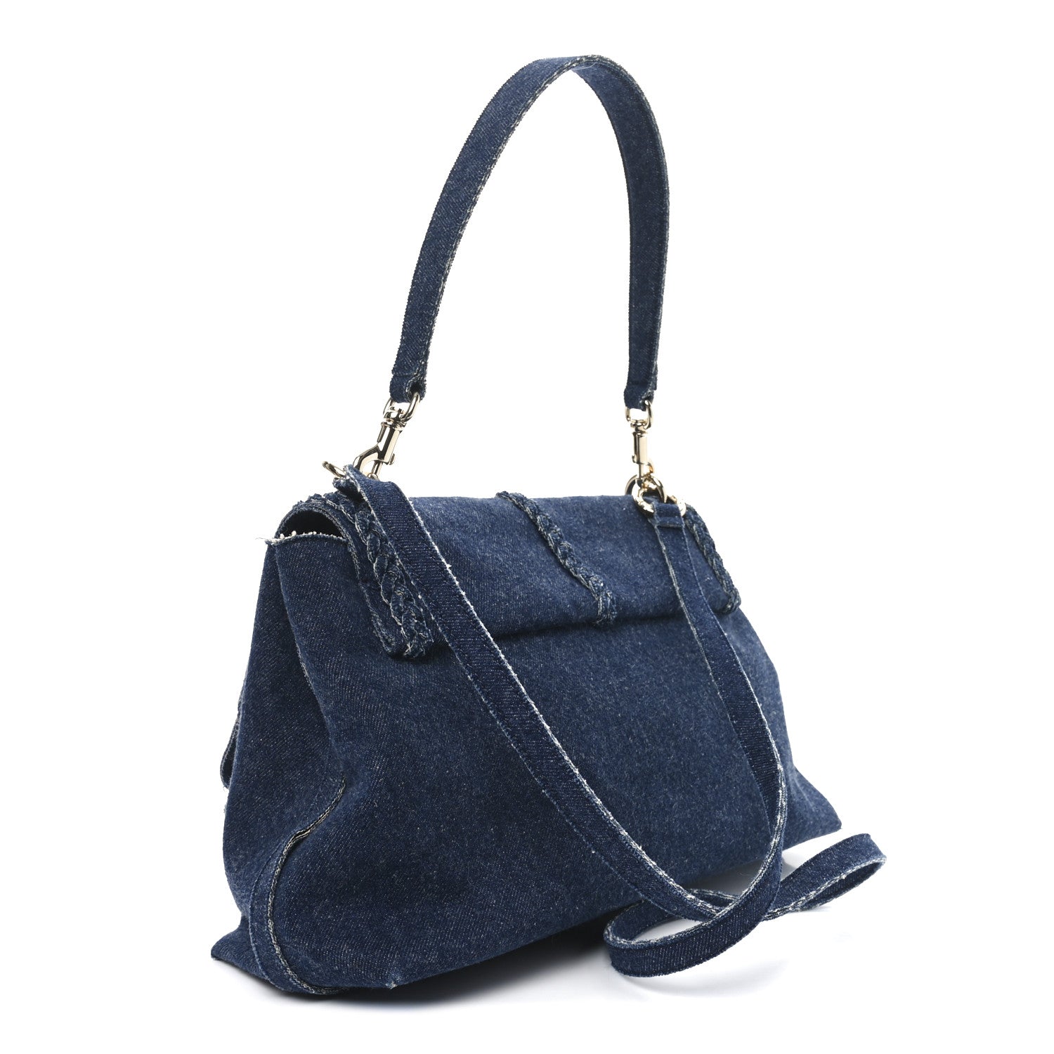 Denim Medium Penelope Shoulder Bag Blue