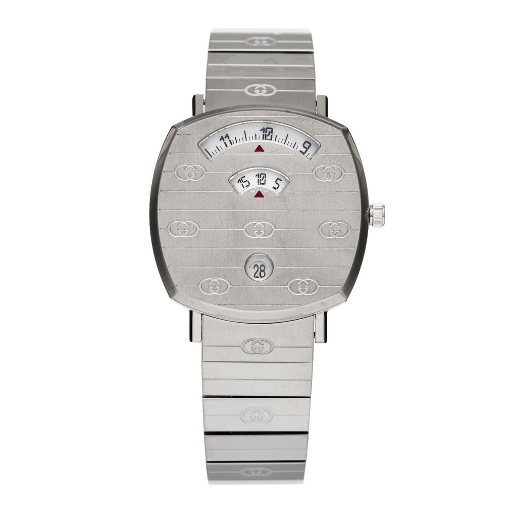 Stainless Steel 35mm Grip Quartz Watch