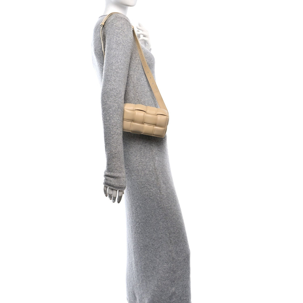 Nappa Maxi Intrecciato Padded The Belt Cassette Bag Porridge