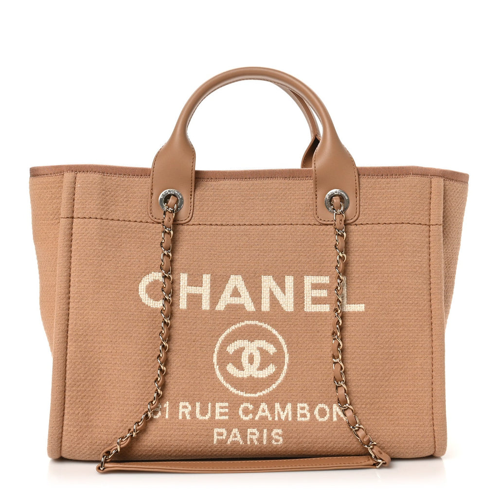 Mixed Fibers Small Deauville Tote Camel